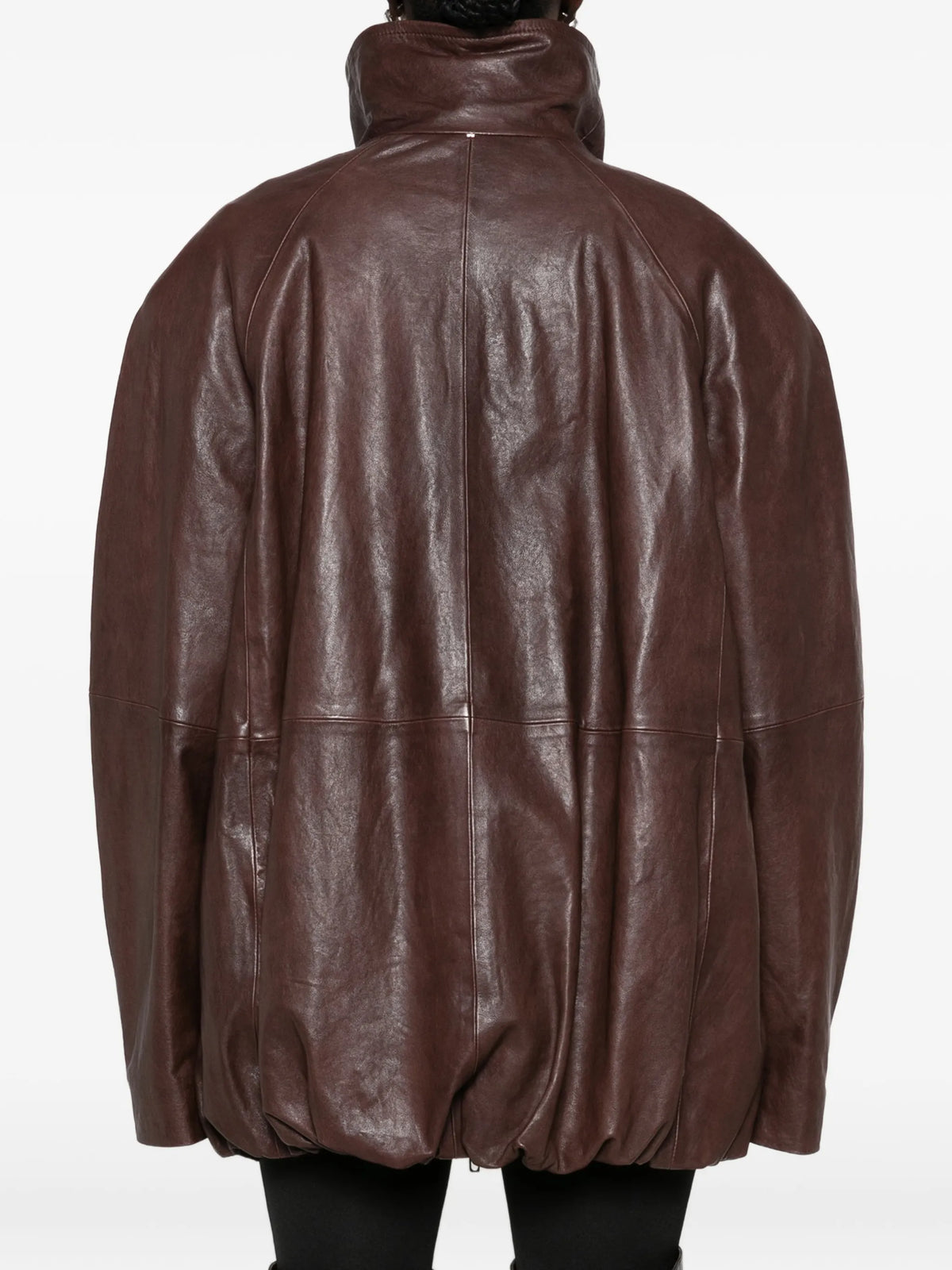 SPSAlaggio belted leather jacket