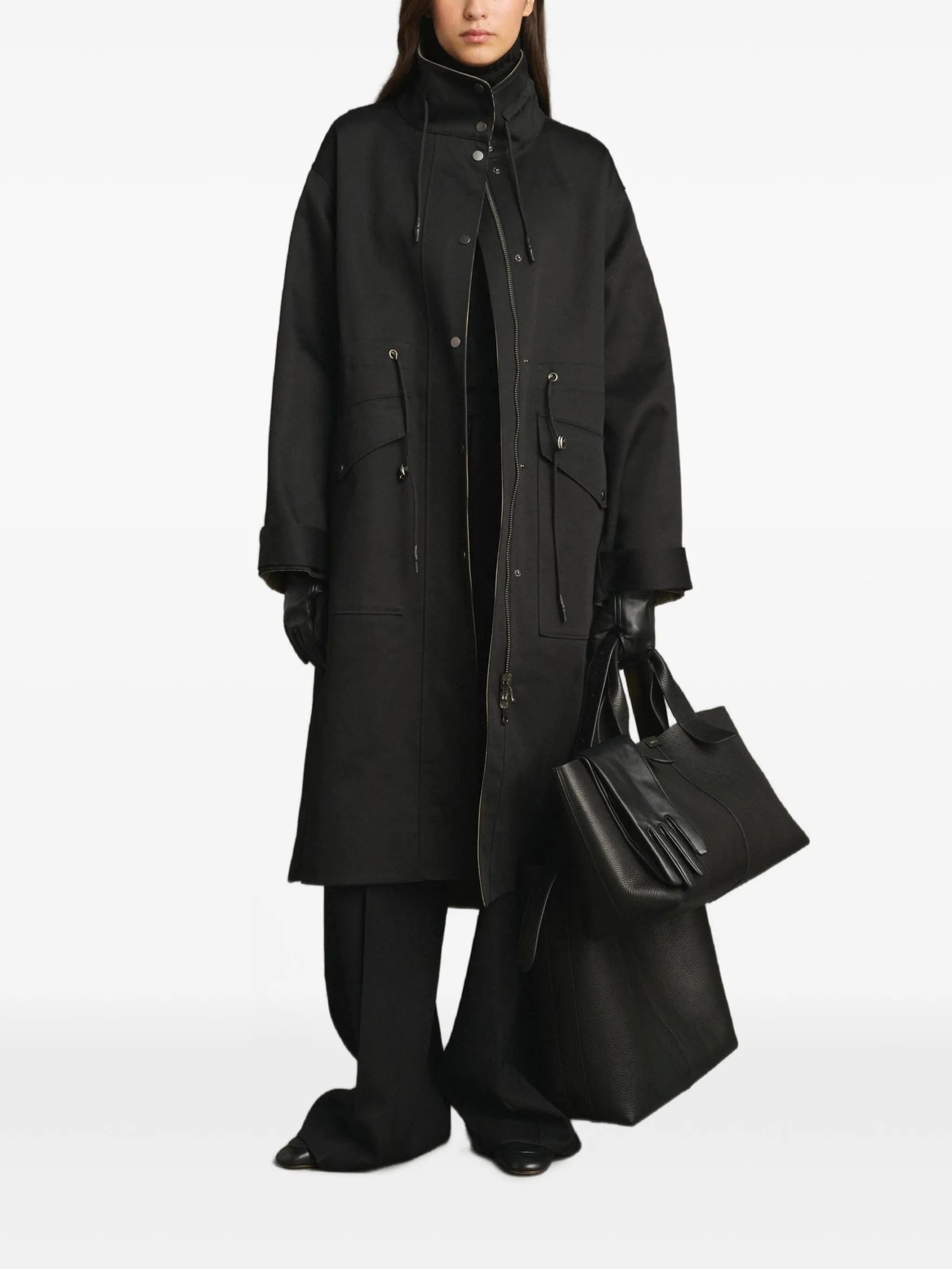 Luce reversible parka coat
