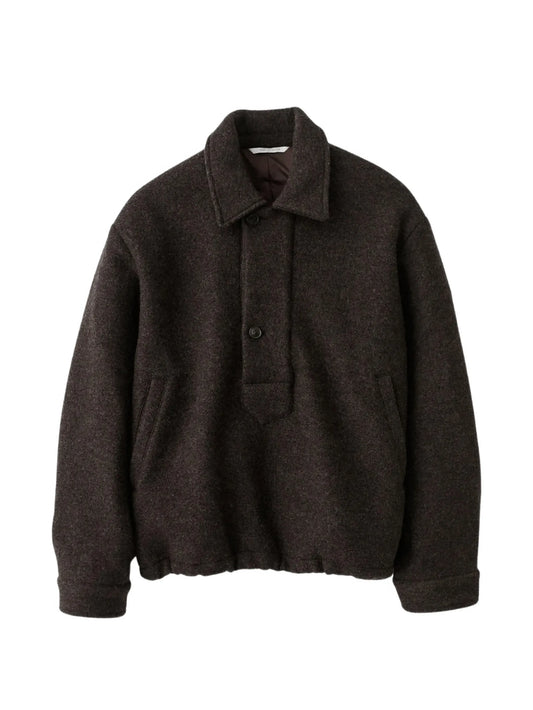 Plan button-placket pullover jacket
