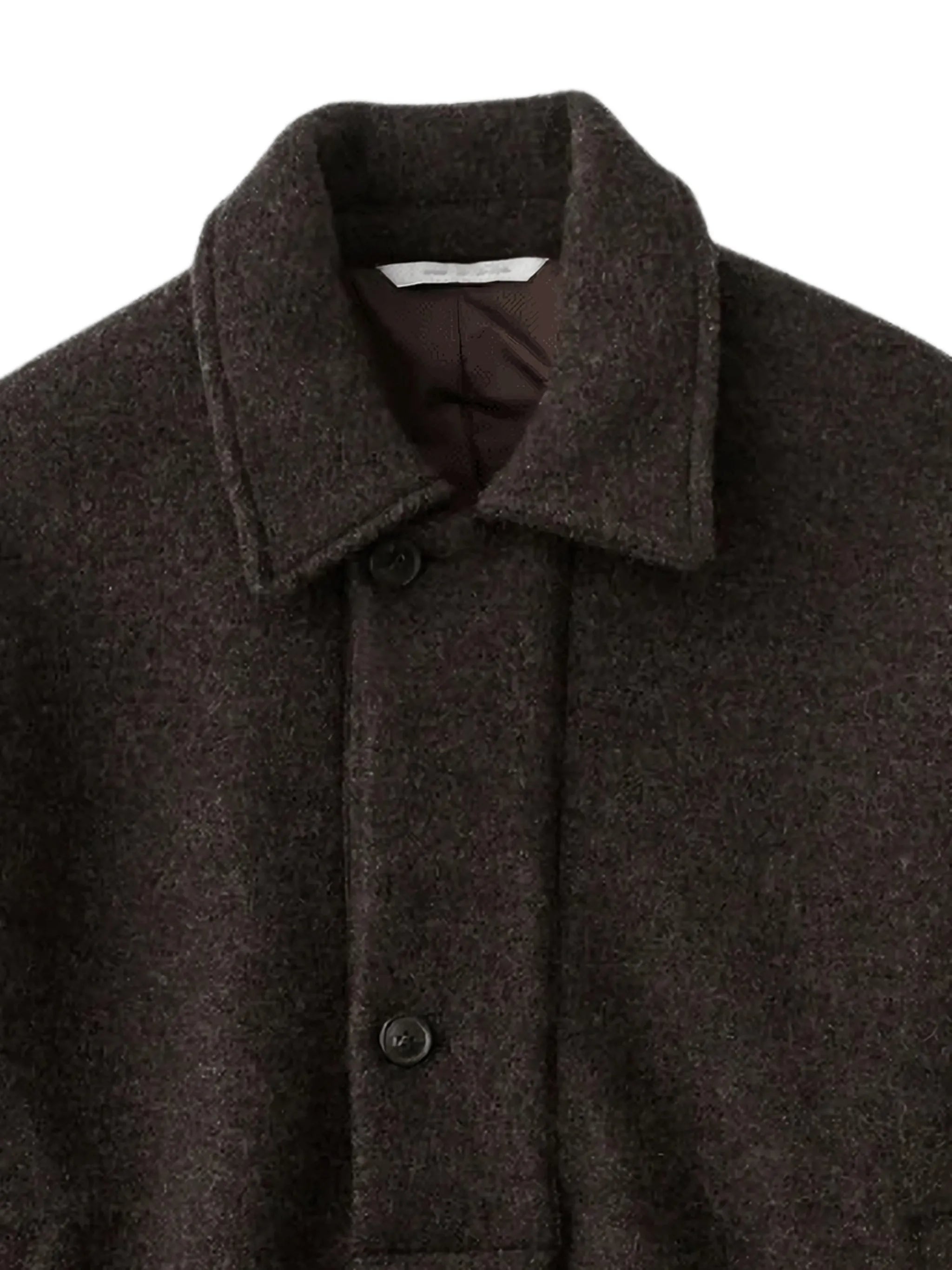 Plan button-placket pullover jacket