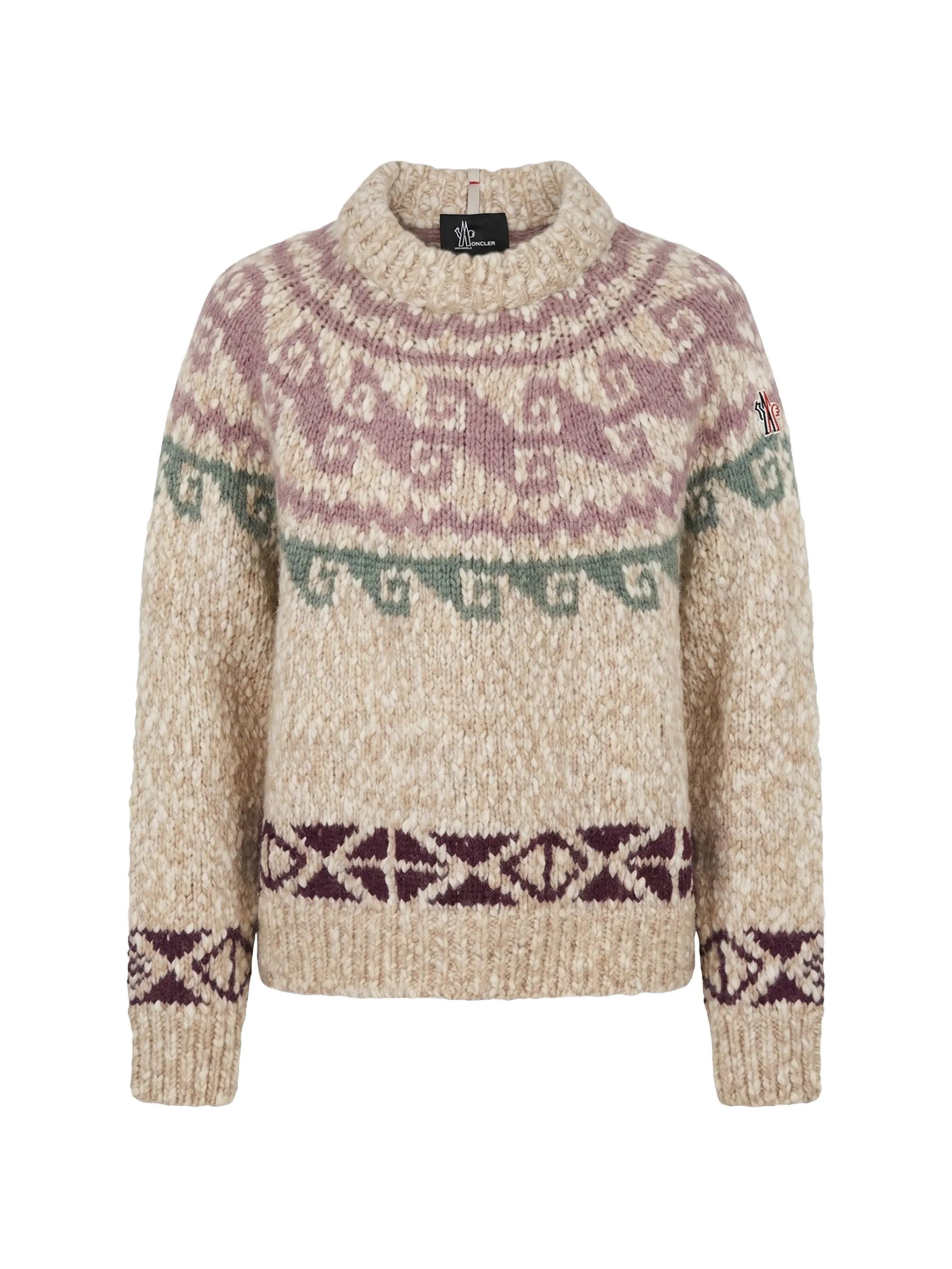 mock-neck sweater