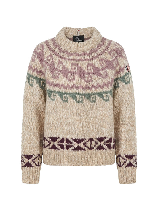mock-neck sweater
