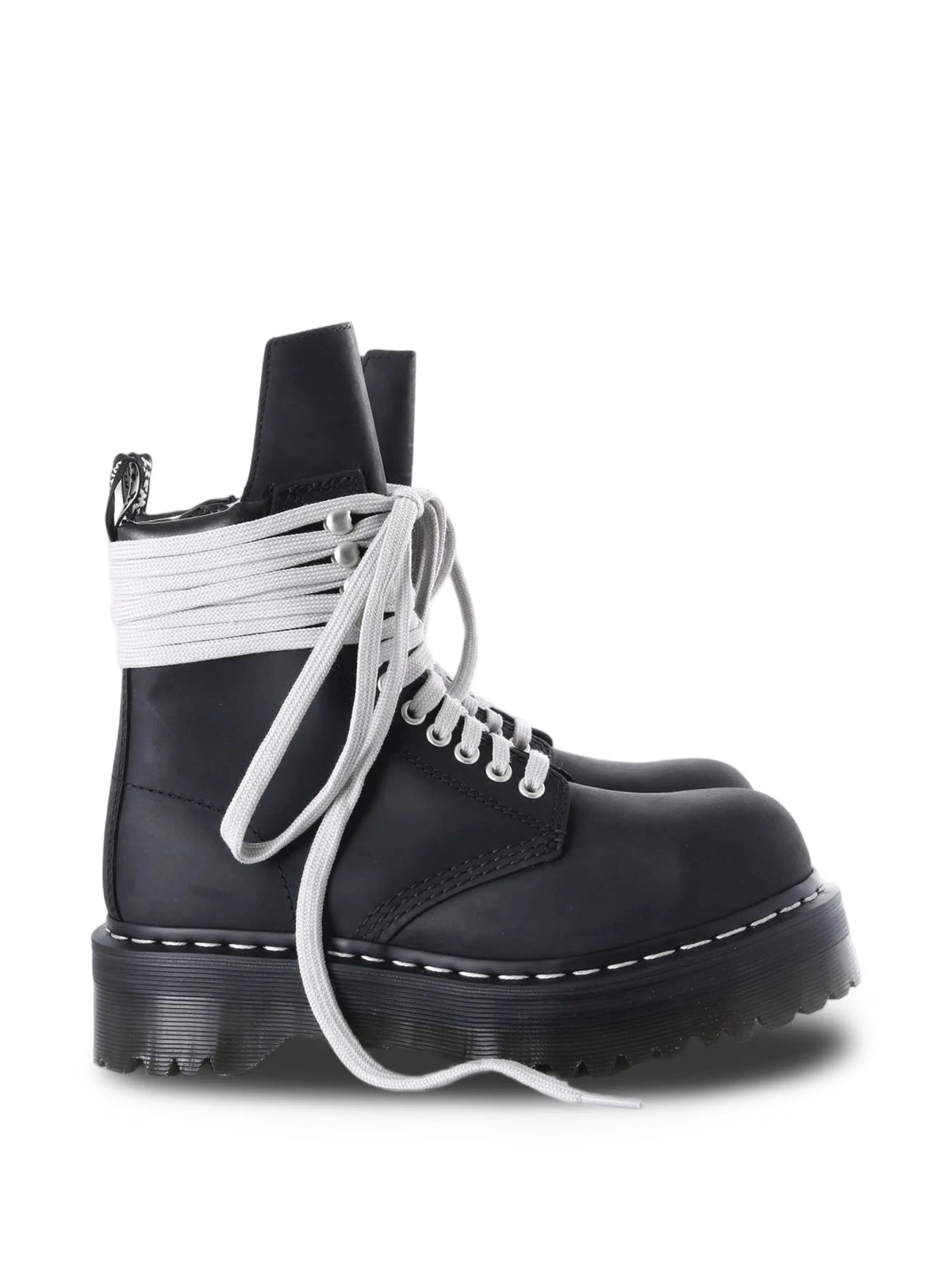 geometric-tongue steel-toe boots