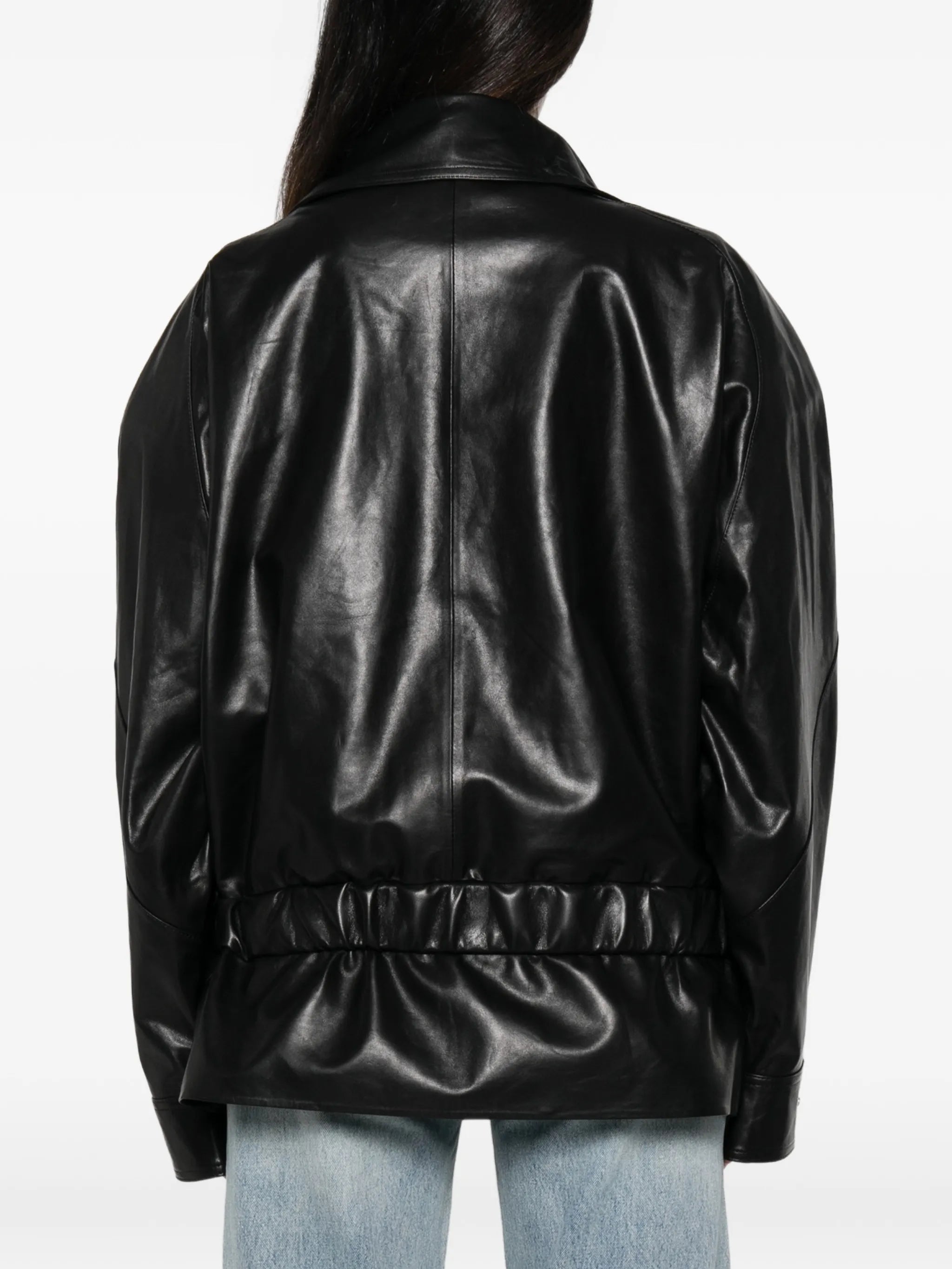 Sol belted high-neck jacket