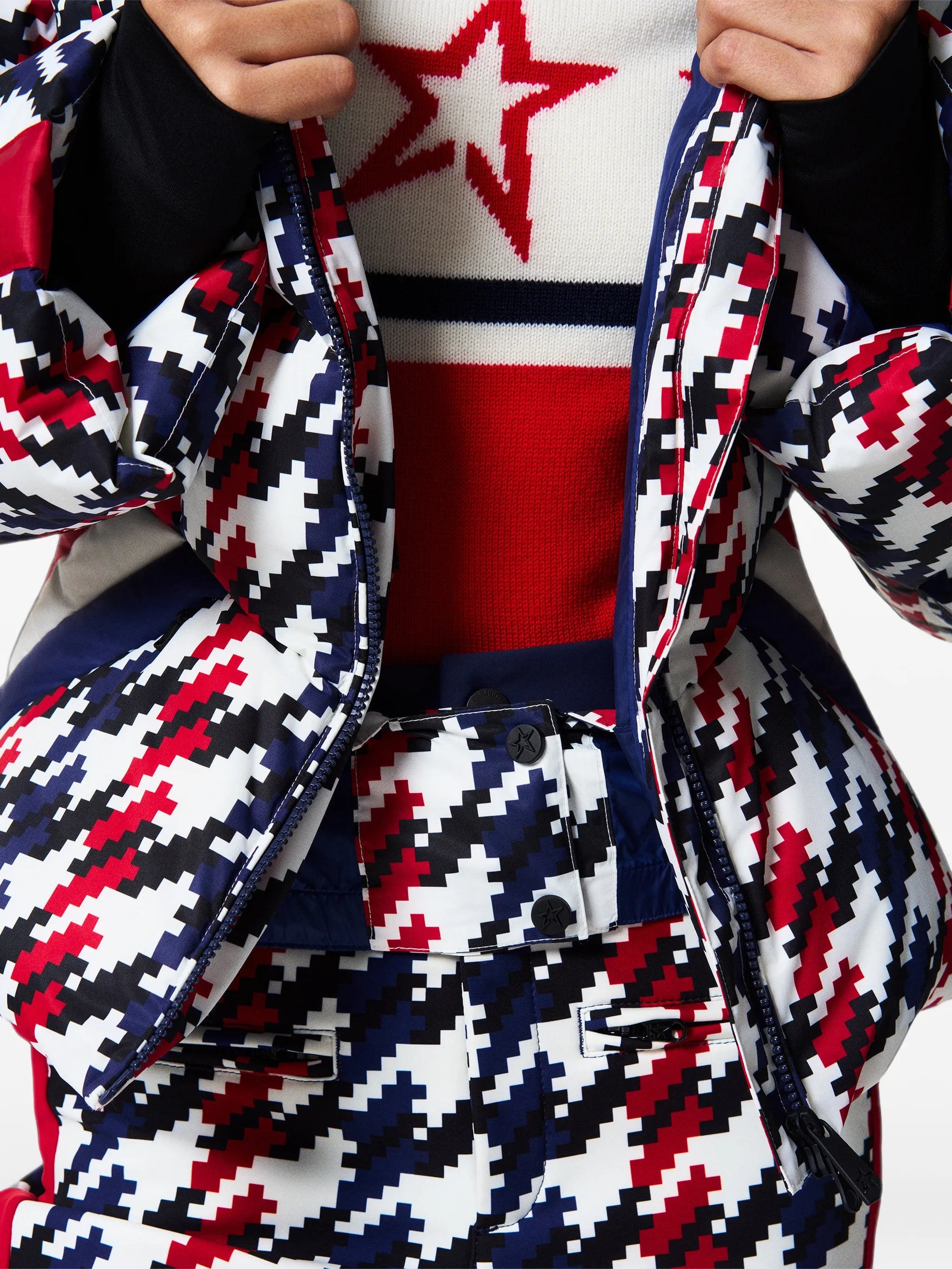 duvet down ski jacket