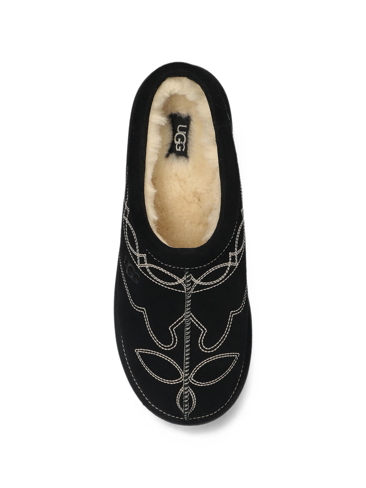 Tasman Western suede slippers