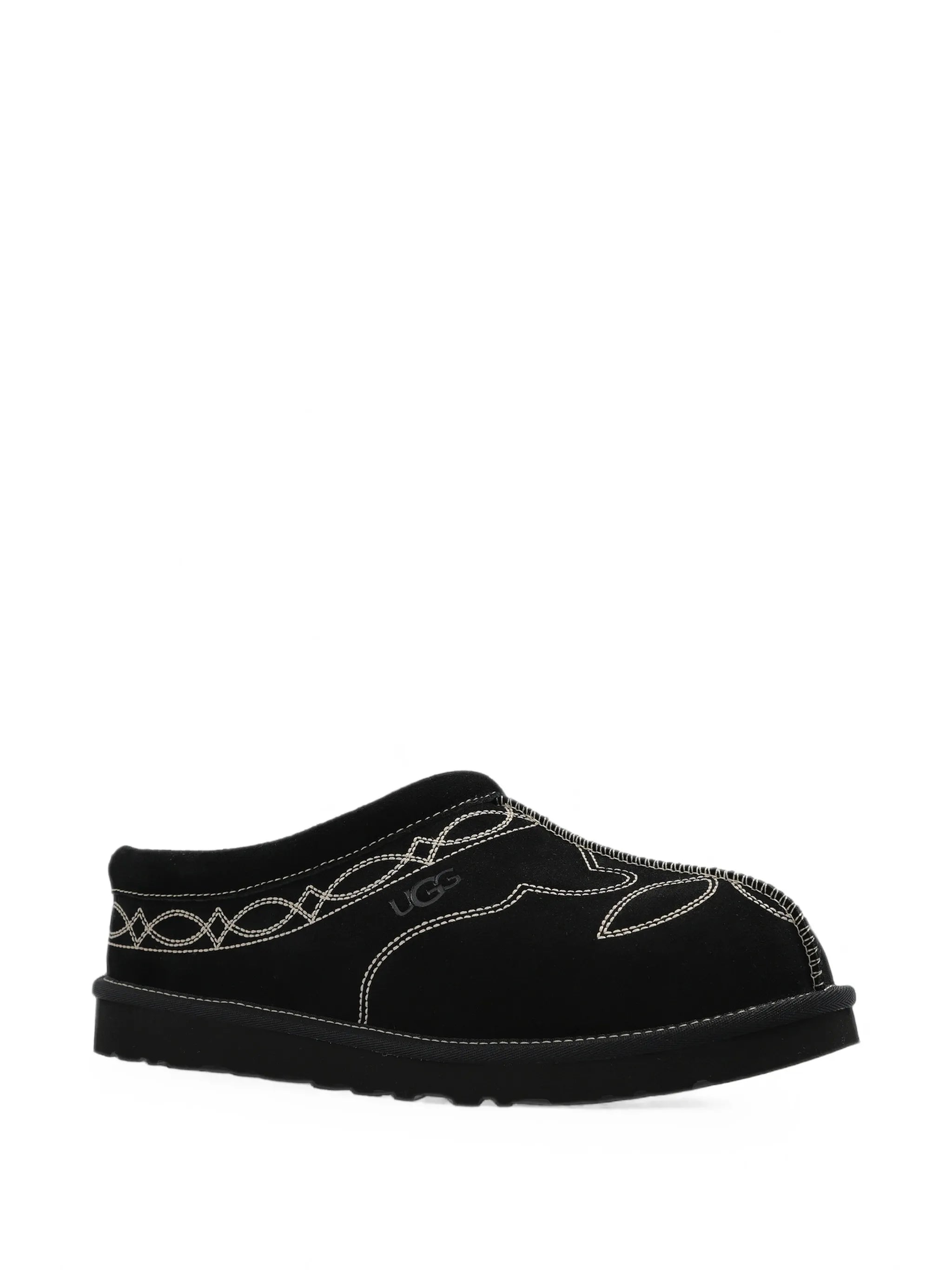 Tasman Western suede slippers