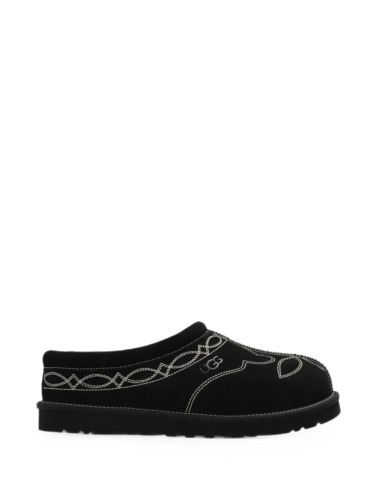 Tasman Western suede slippers