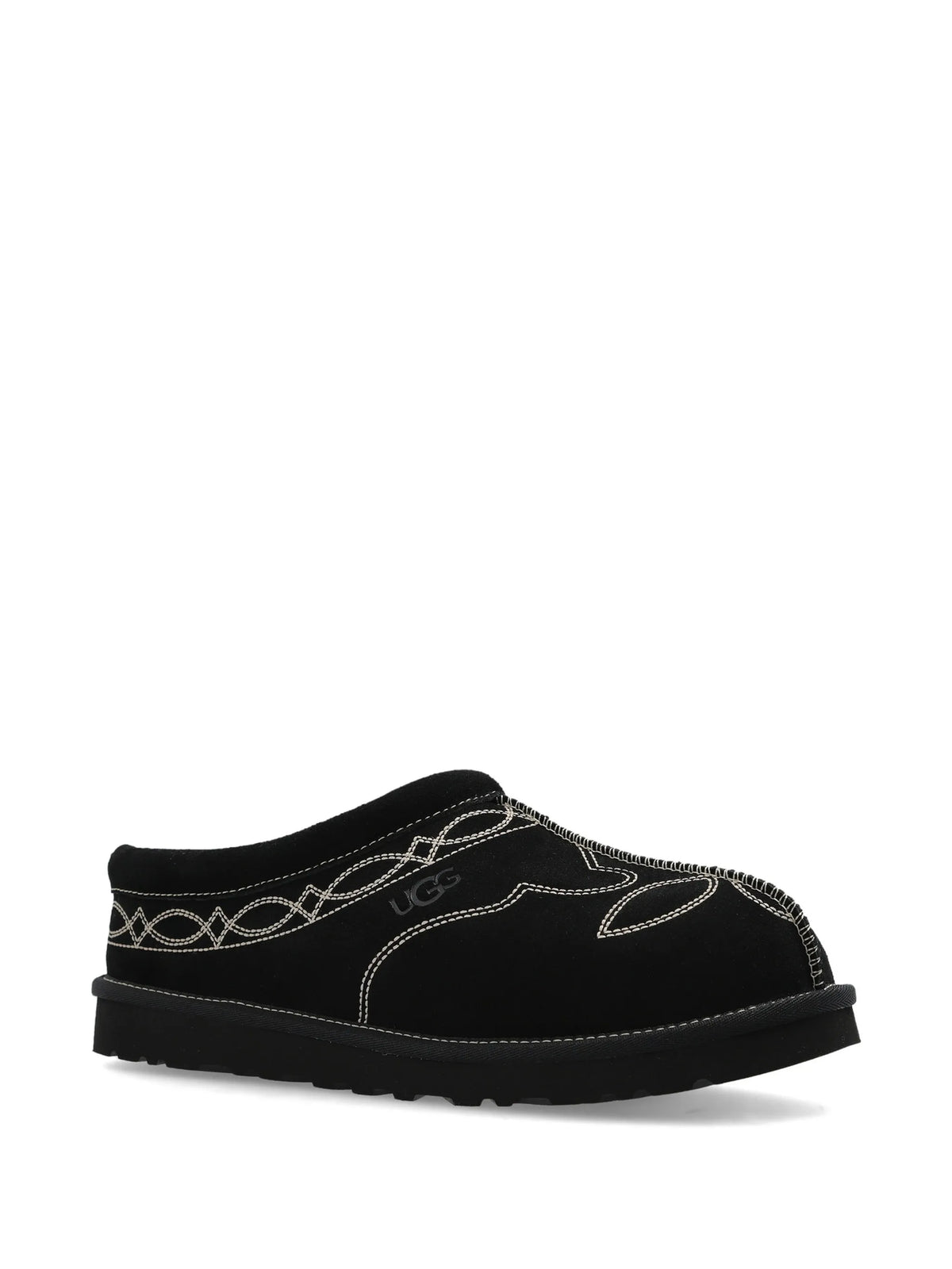 Tasman Western suede slippers