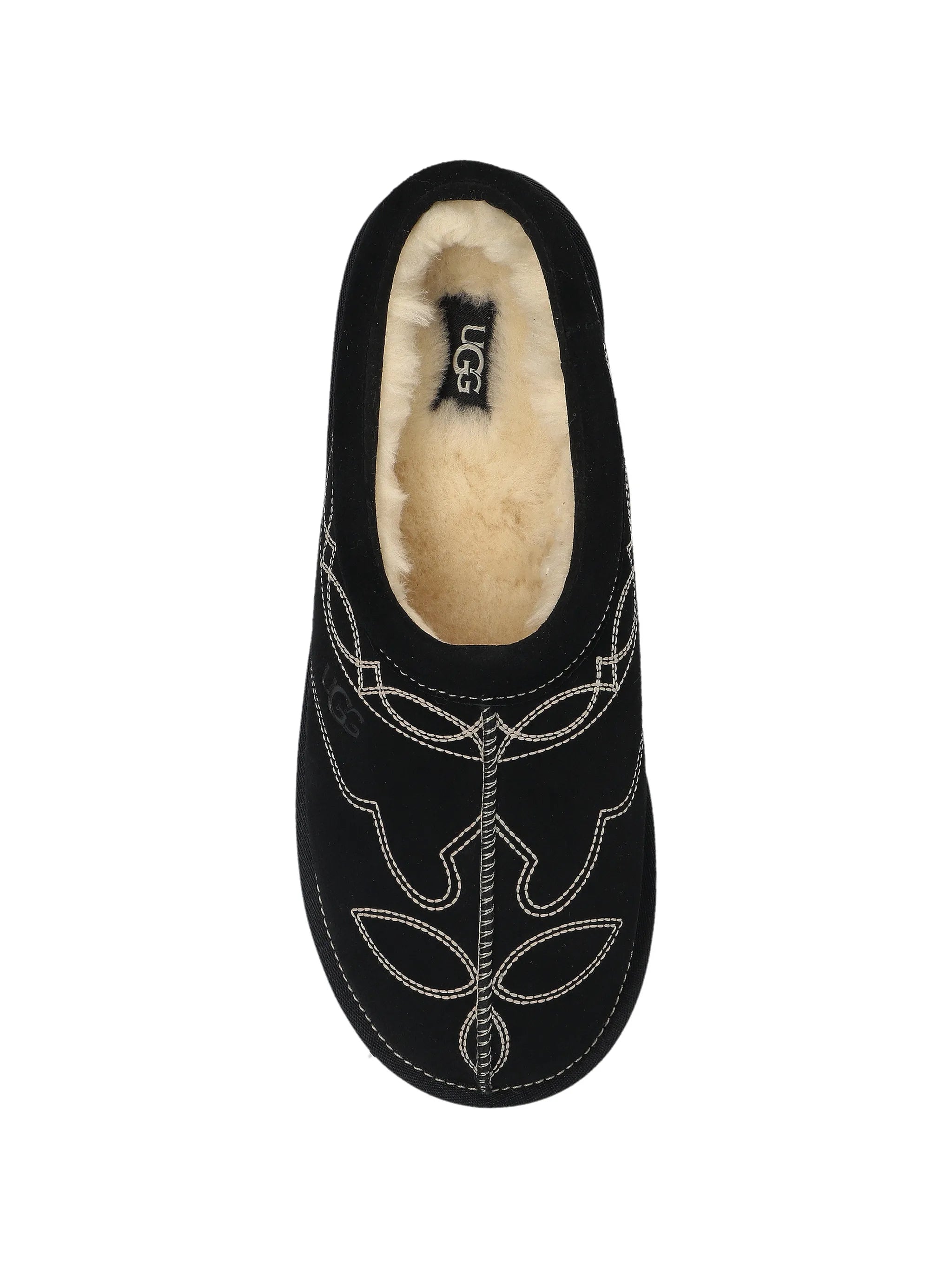 Tasman Western suede slippers