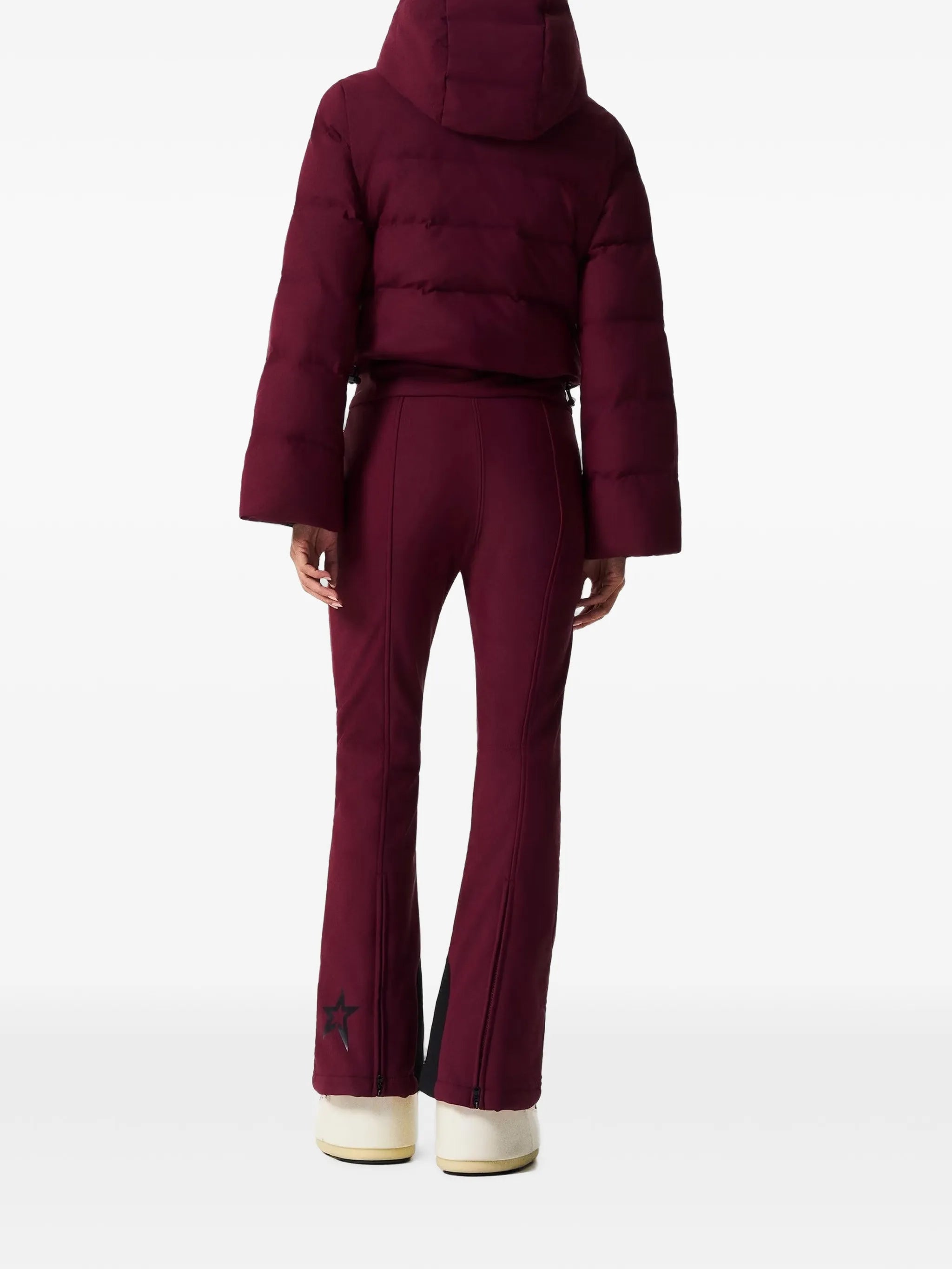 polar flare down ski suit