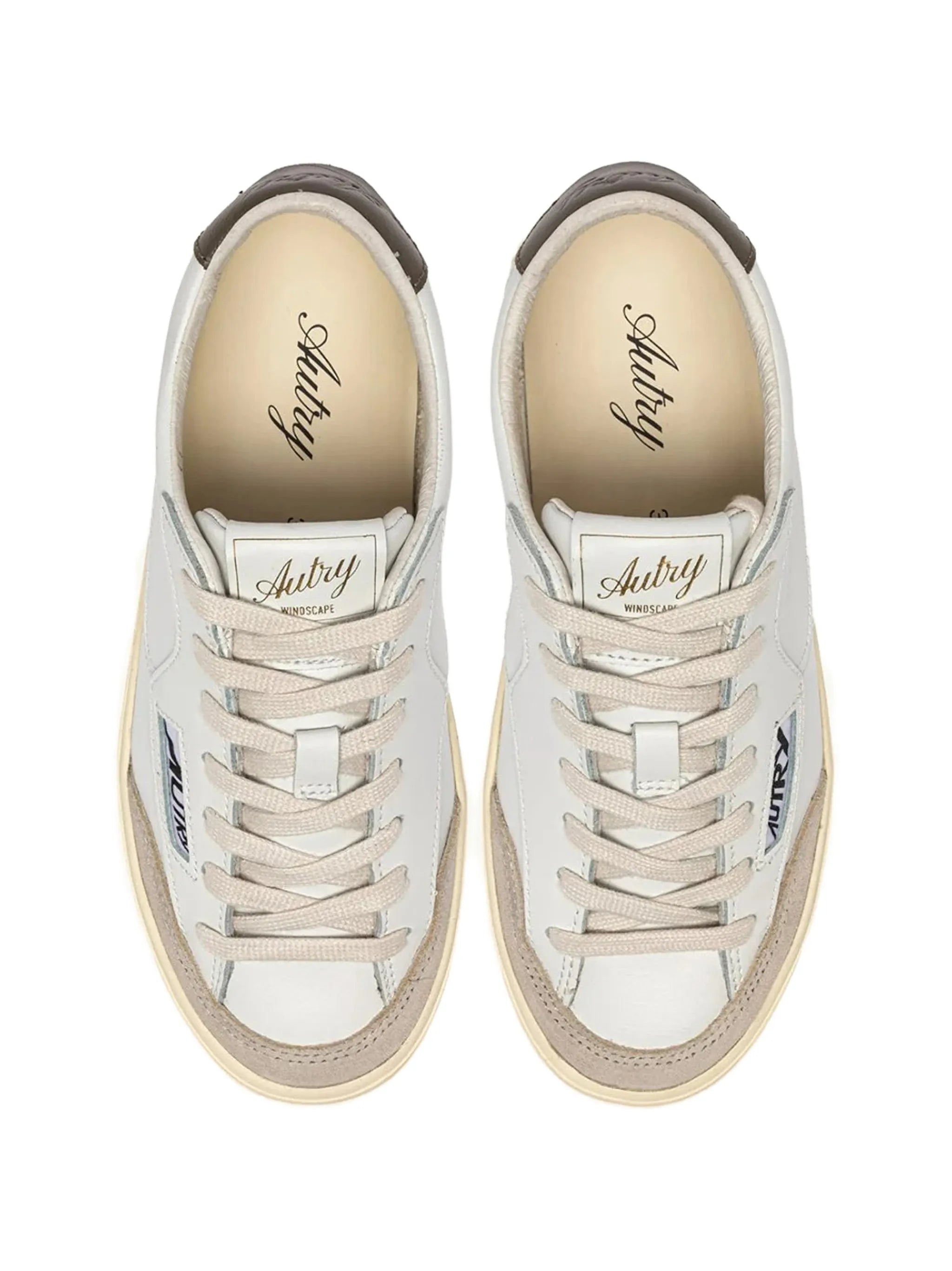 Windscape logo-patch panelled sneakers