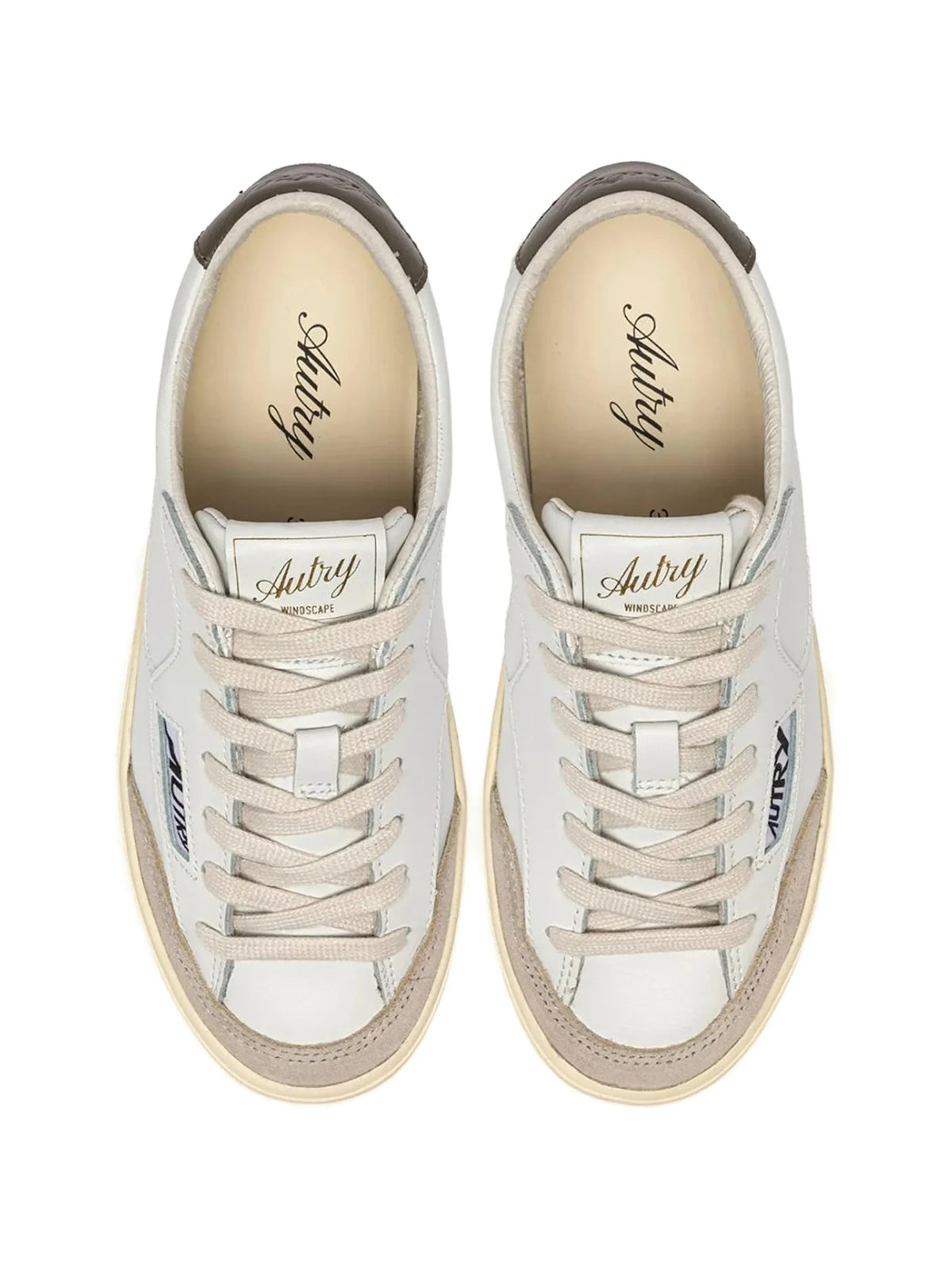 Windscape logo-patch panelled sneakers