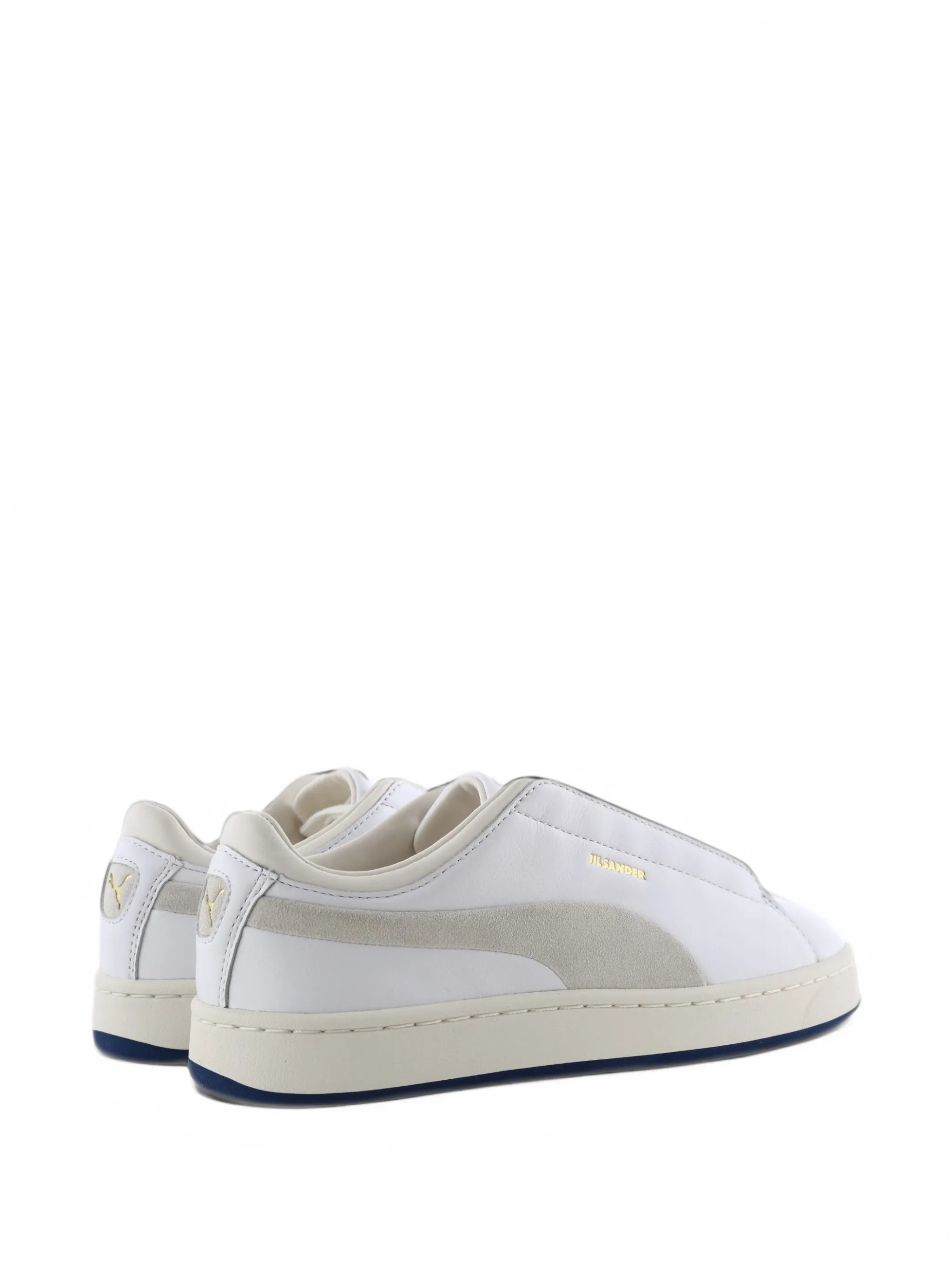 logo-print panelled sneakers