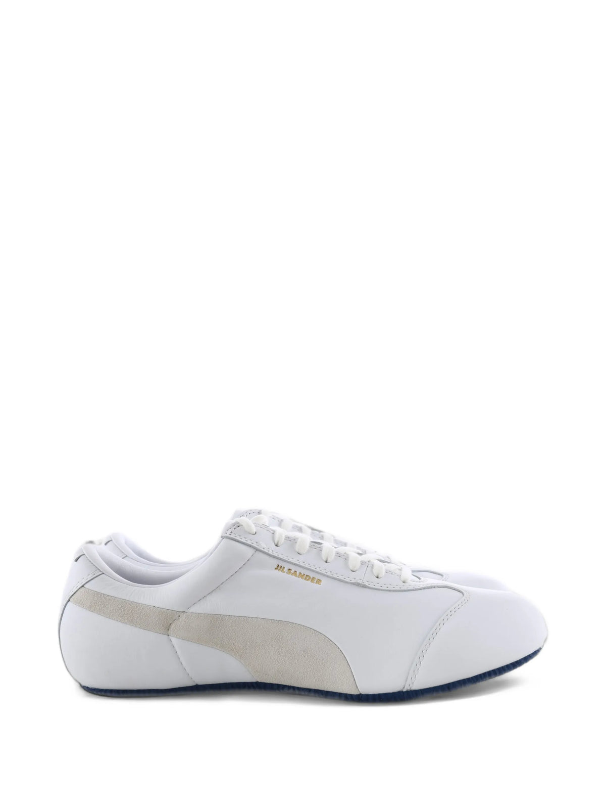 logo-print panelled sneakers