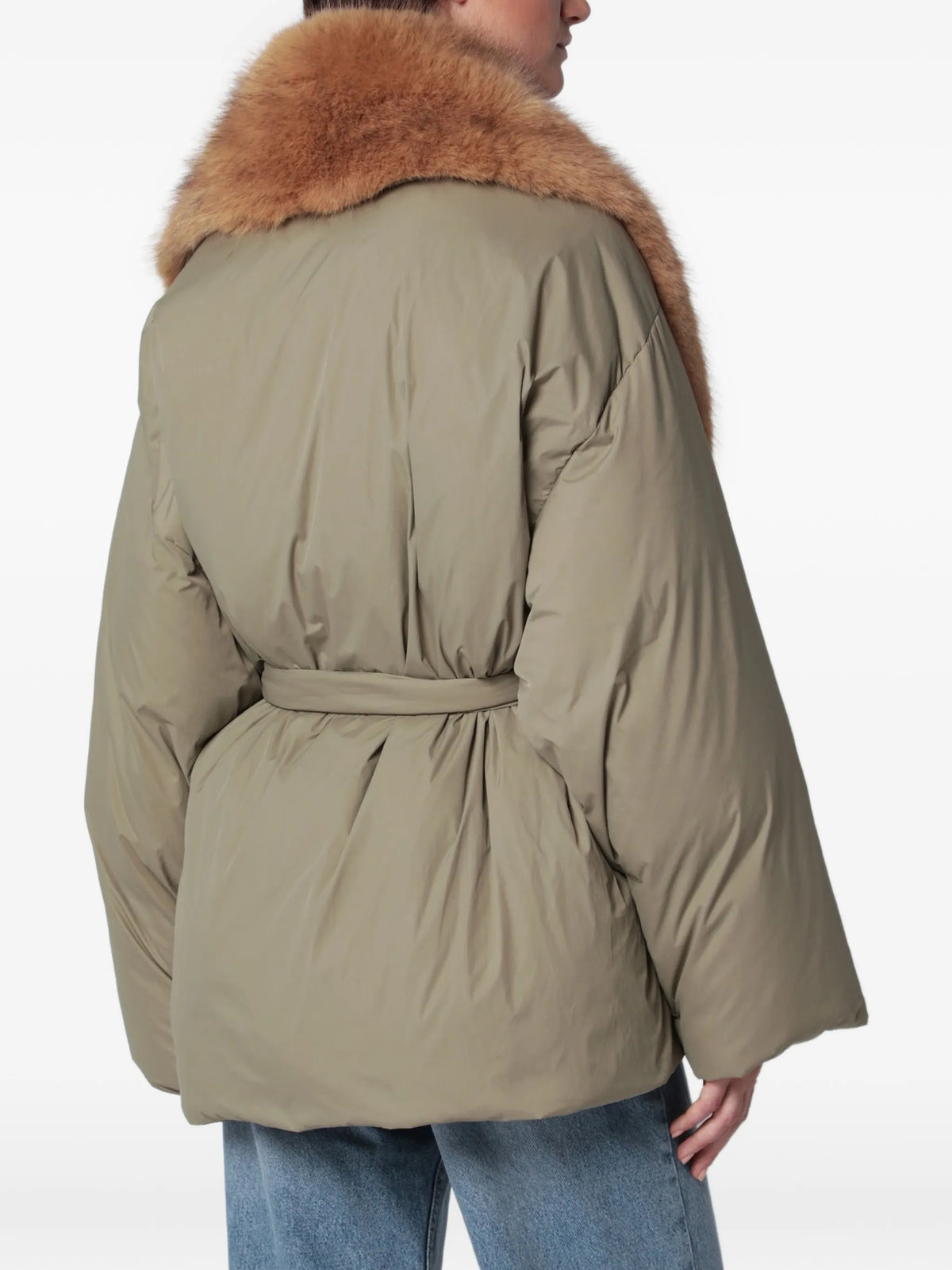 Egizio belt-waist puffer jacket