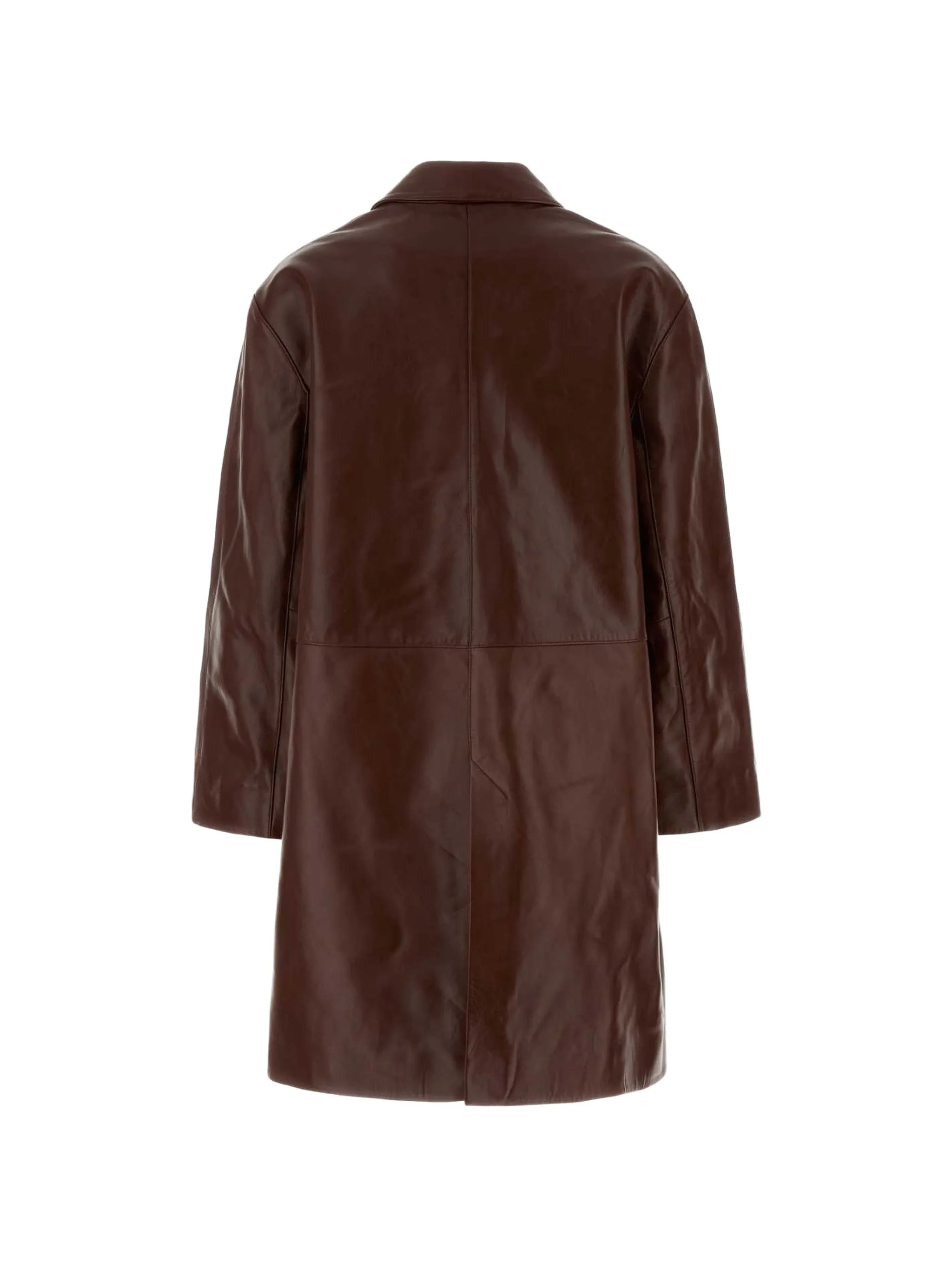 Logan leather coat