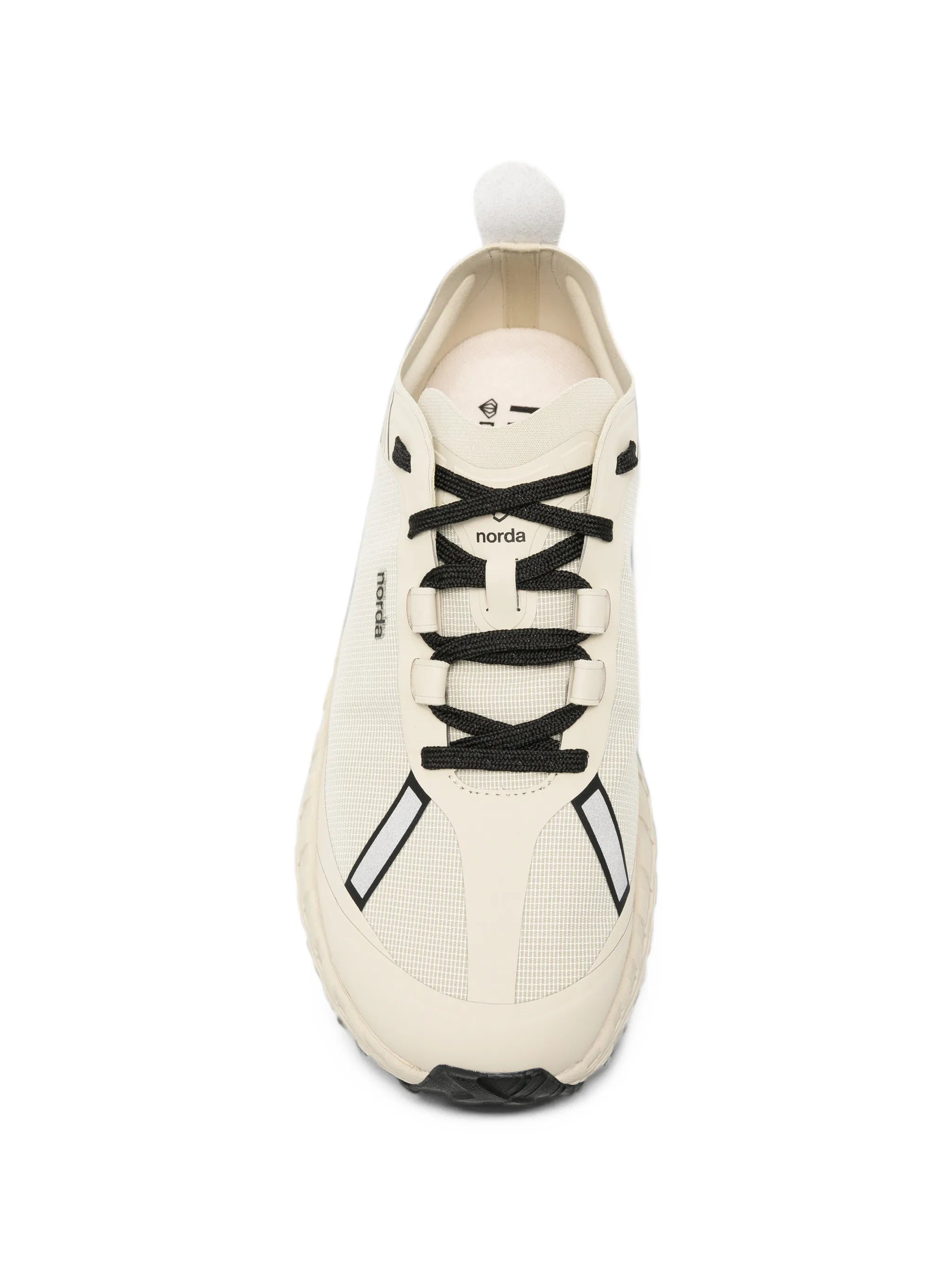 logo-print panelled sneakers