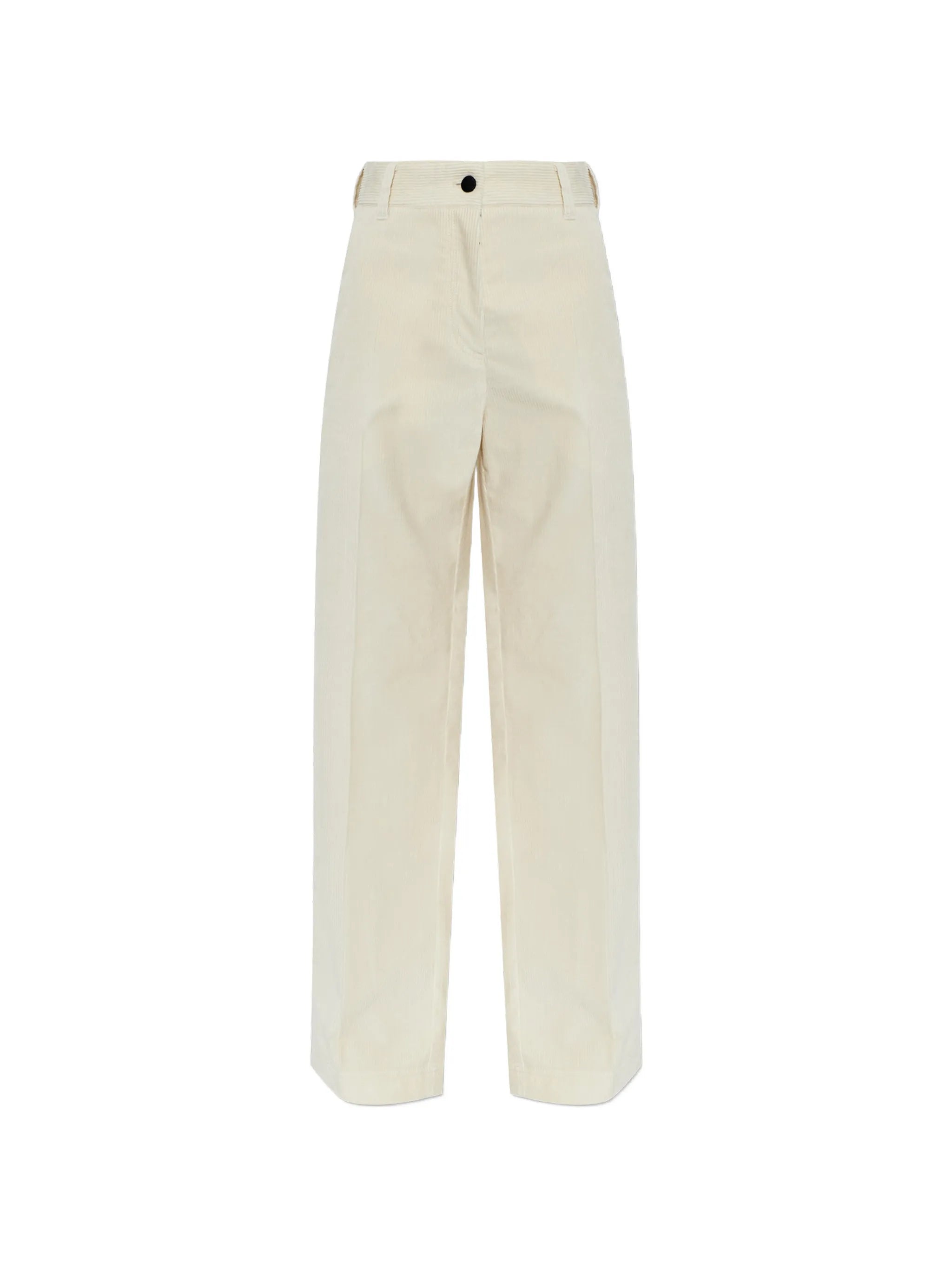 corduroy wide-leg trousers