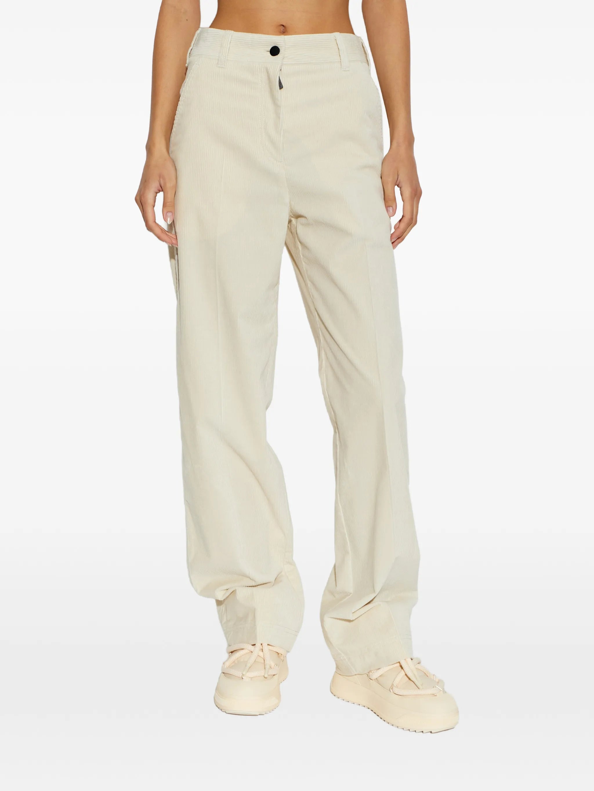 corduroy wide-leg trousers