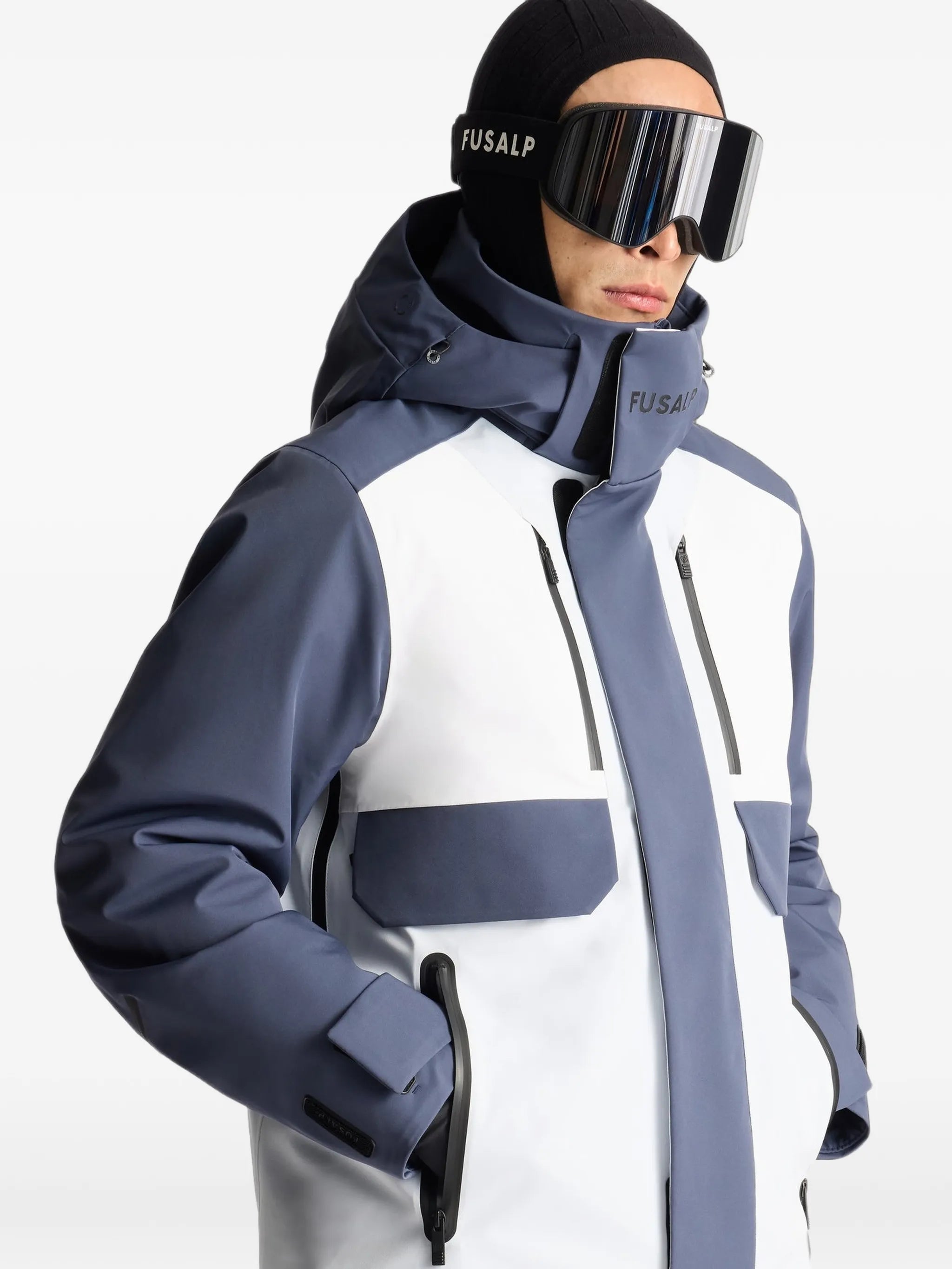 John colour-block ski jacket