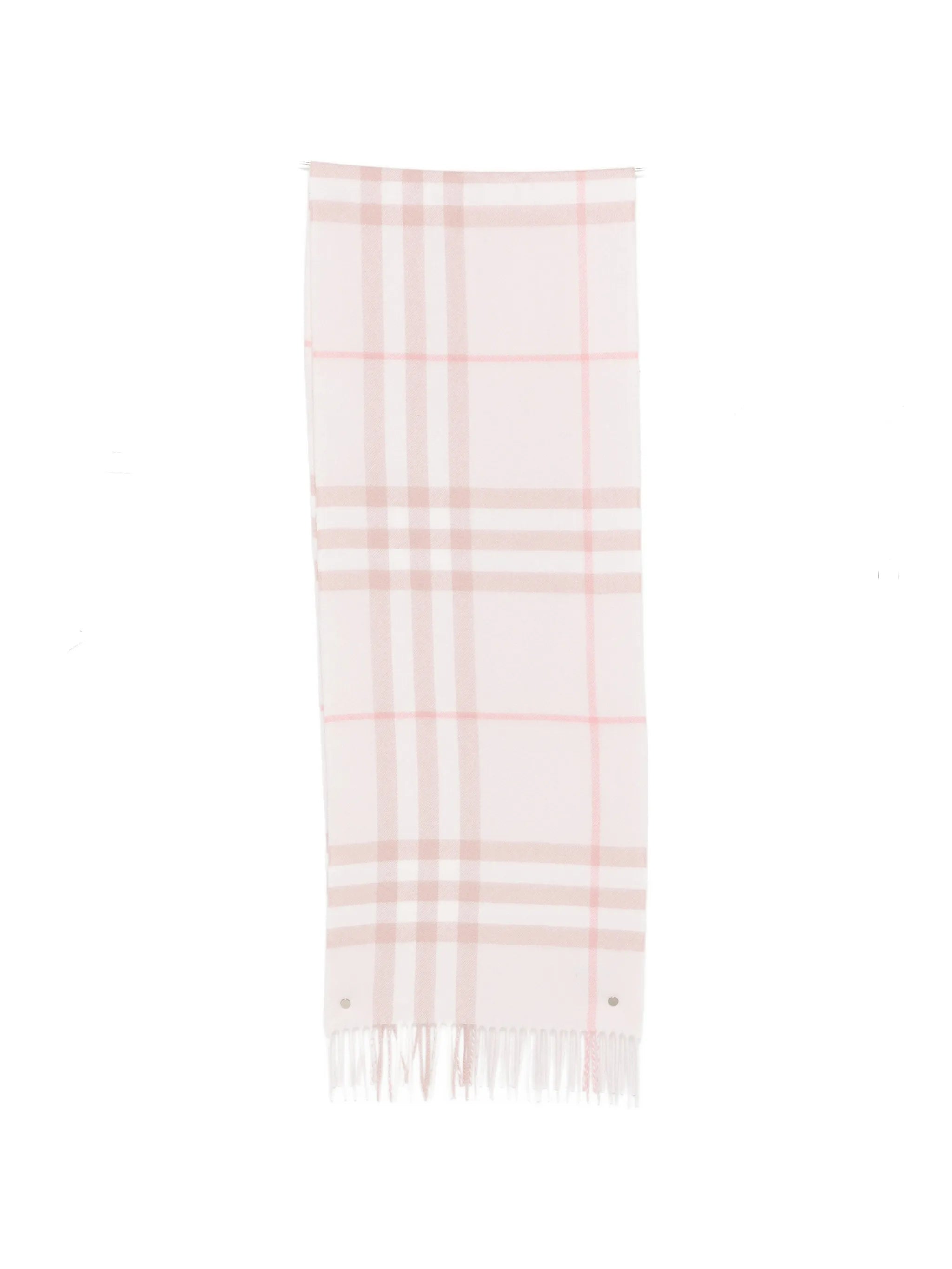 Giant Check cashmere scarf