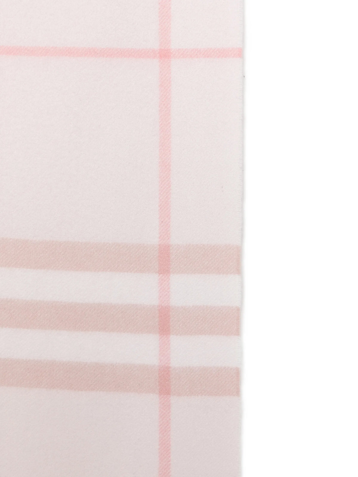 Check cashmere scarf