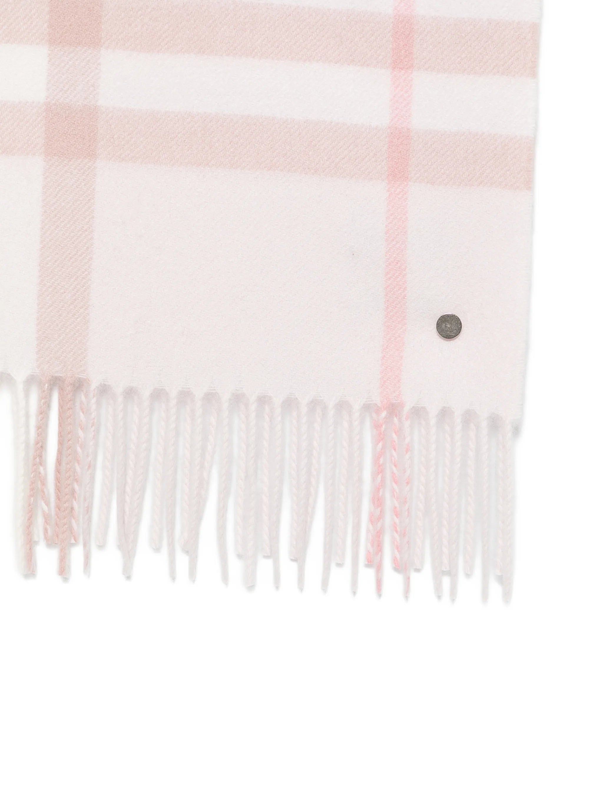 Giant Check cashmere scarf