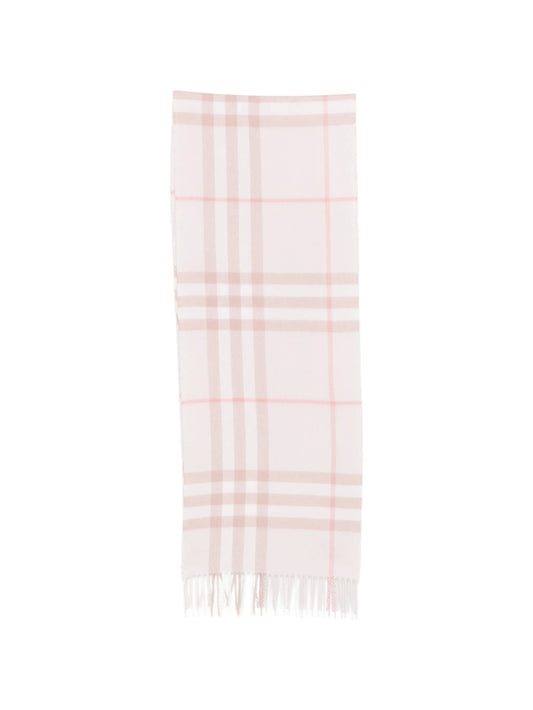 Giant Check cashmere scarf