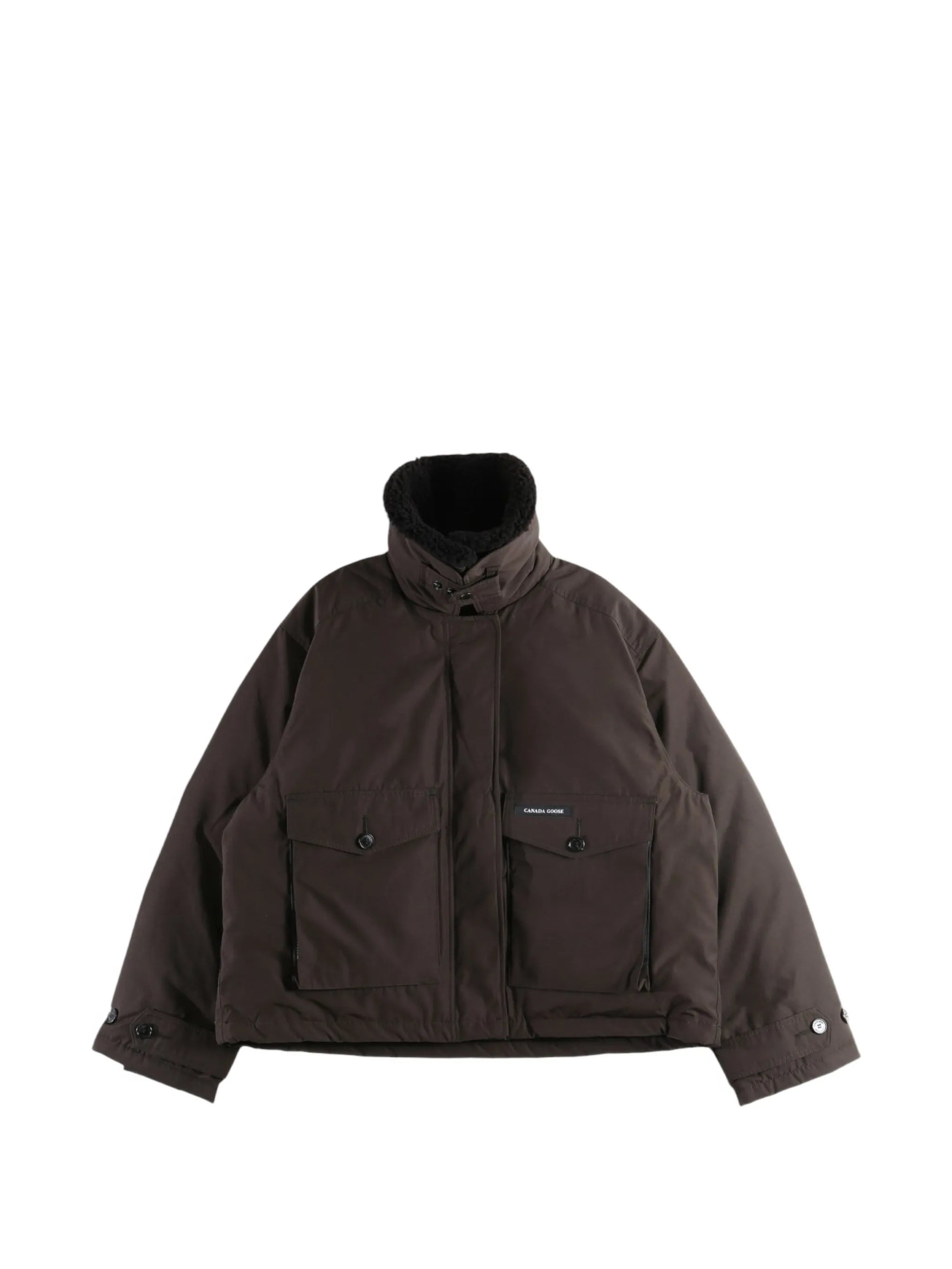Scout shearling-collar pocket-detail jacket