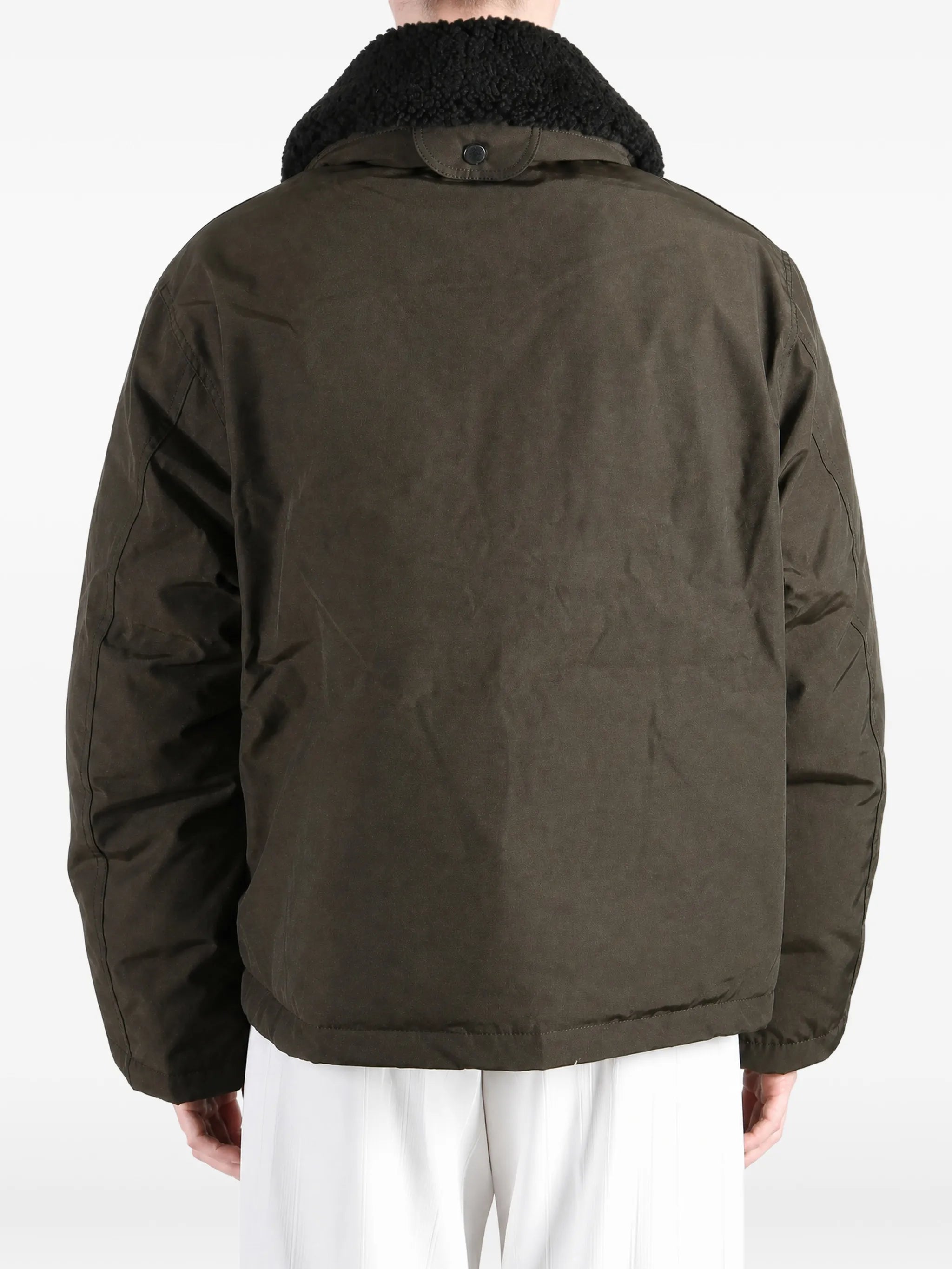 Scout shearling-collar pocket-detail jacket