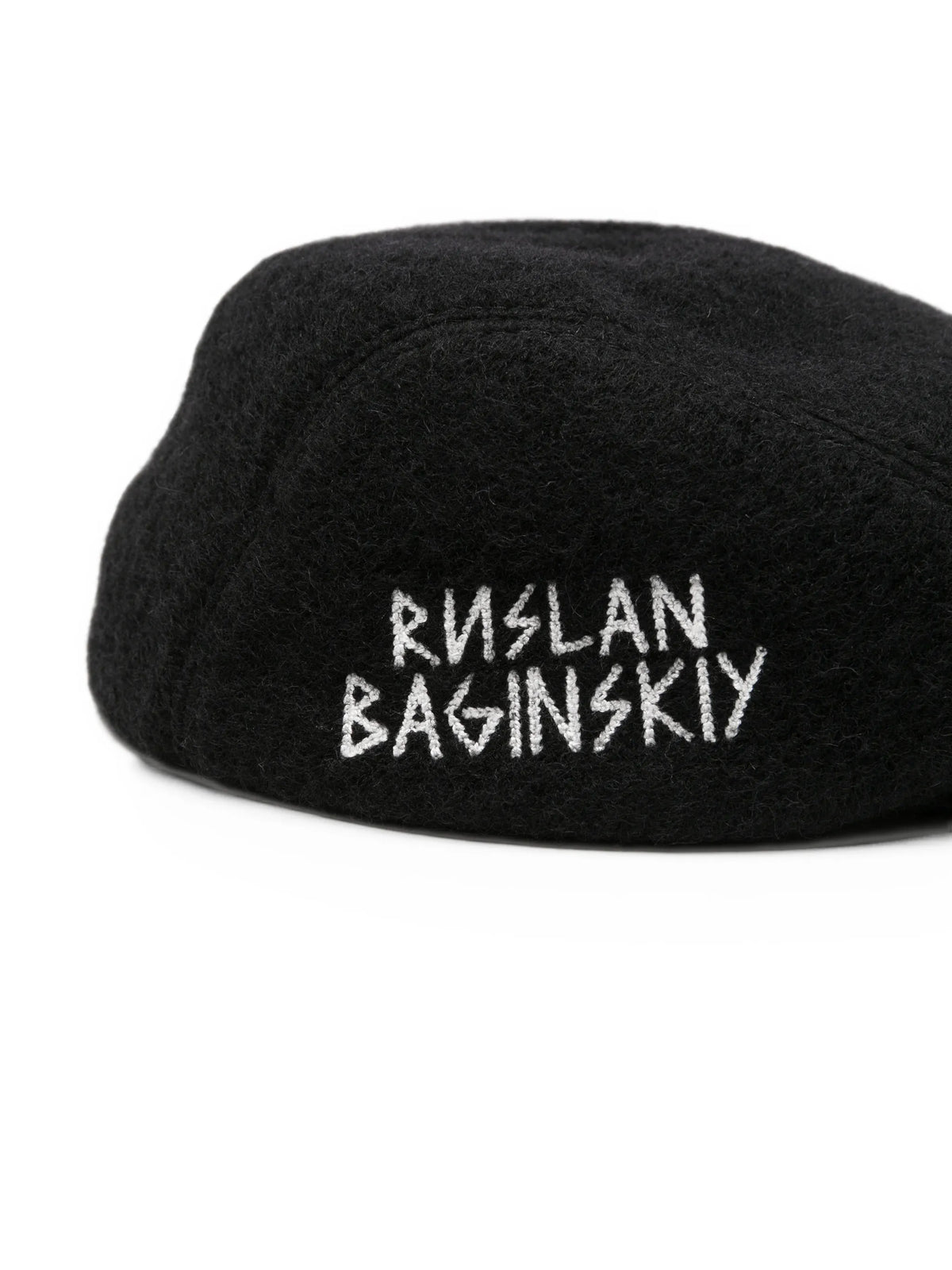 logo-embroidered wool hat