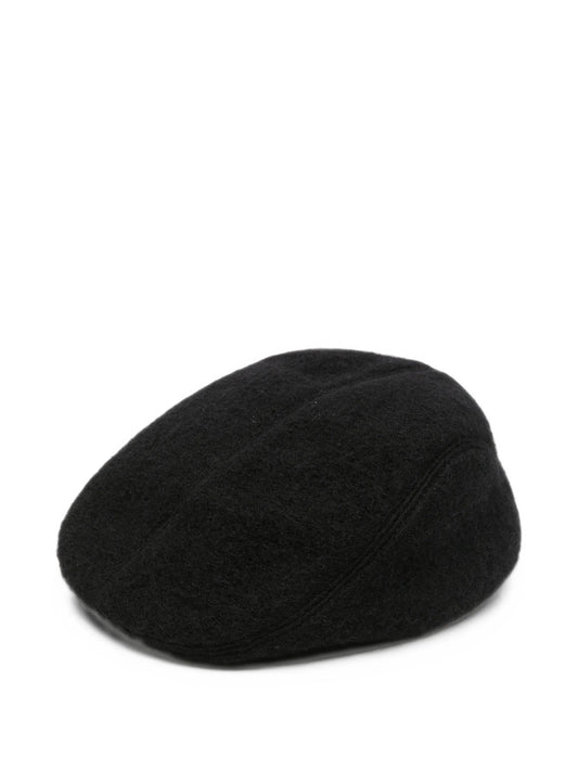 logo-embroidered wool hat