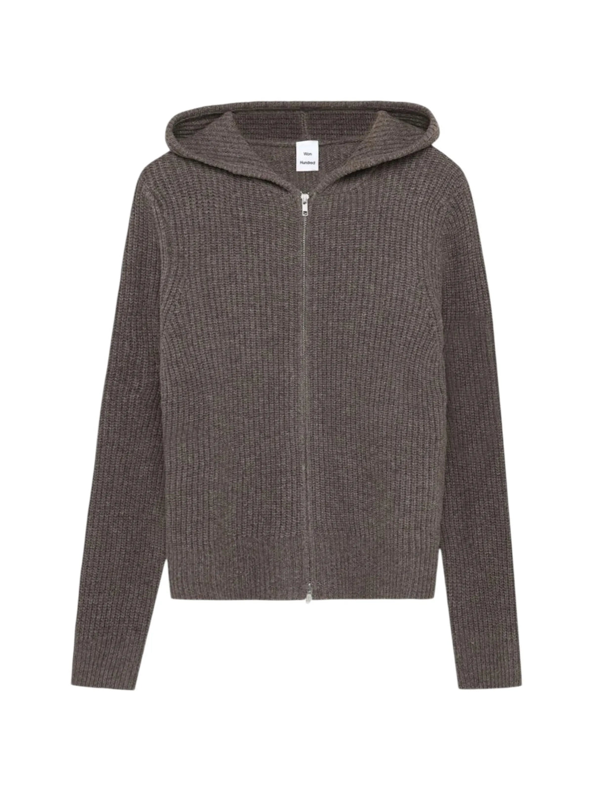 Glasgow ribbed-knit hoodie