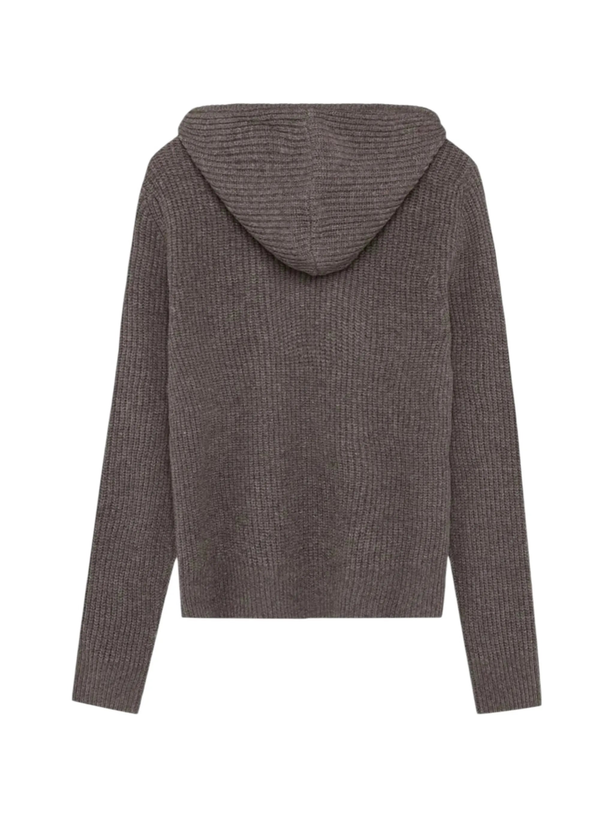 Glasgow ribbed-knit hoodie