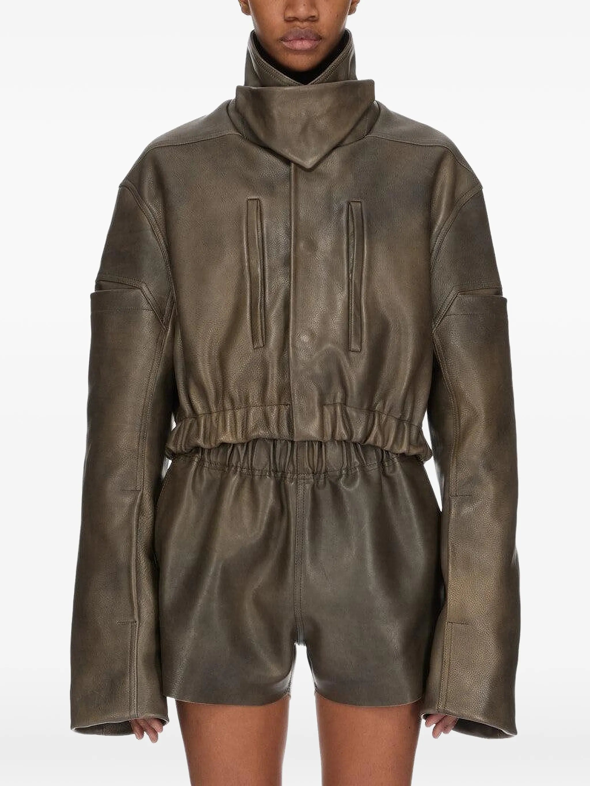 Collared Mac bomber