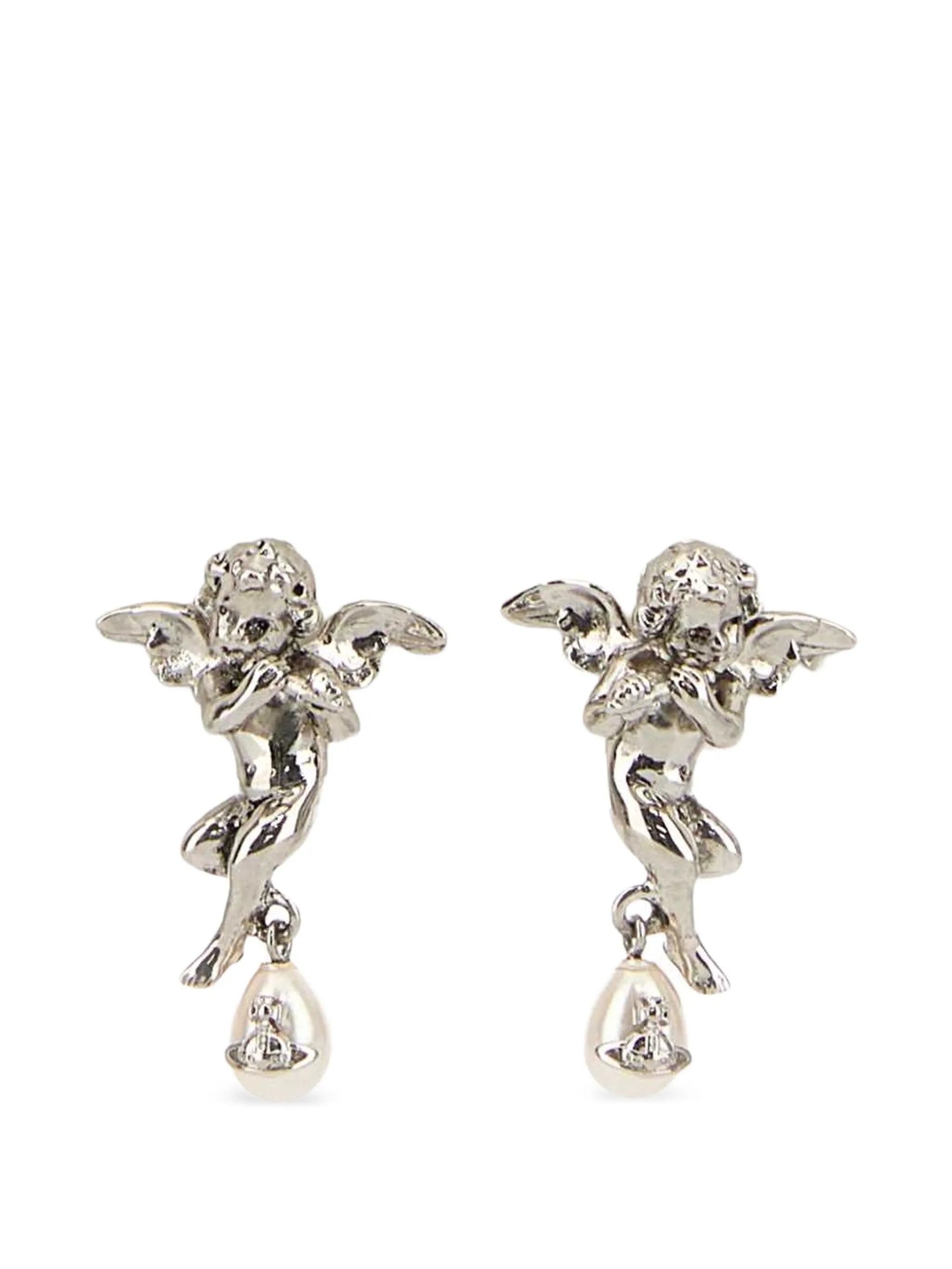 Putti pearl-drop earrings