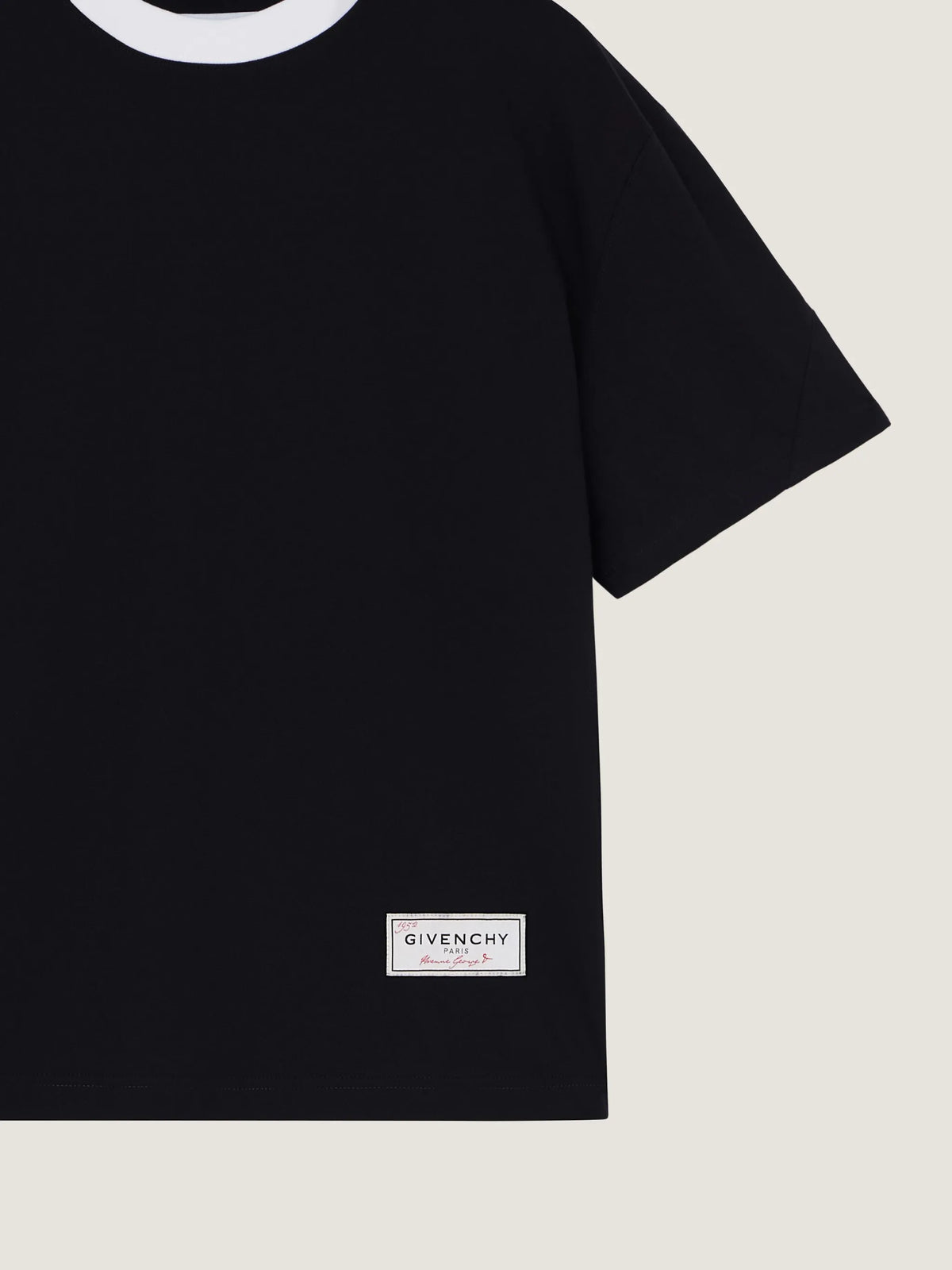 Couture Seam T-shirt in cotton