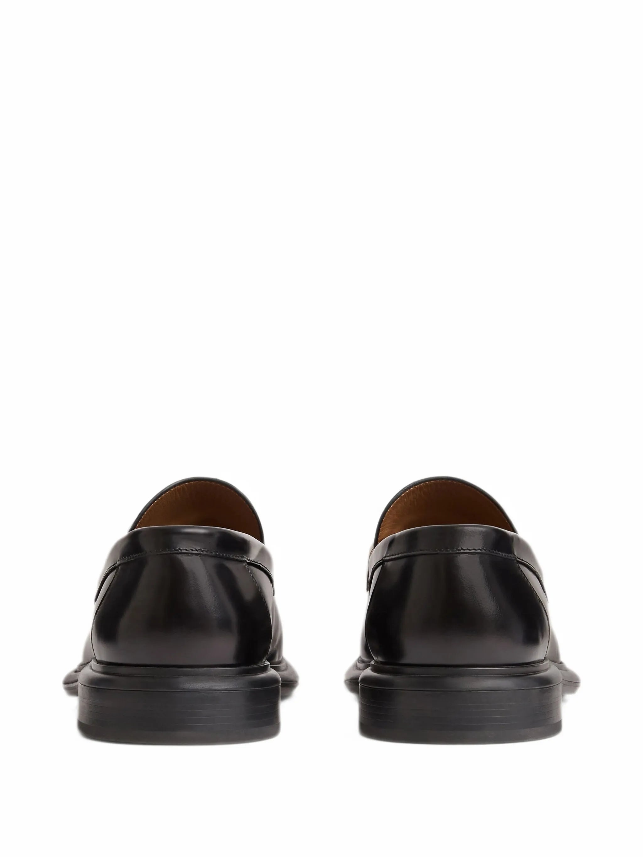 Pinch loafers in brushed leather