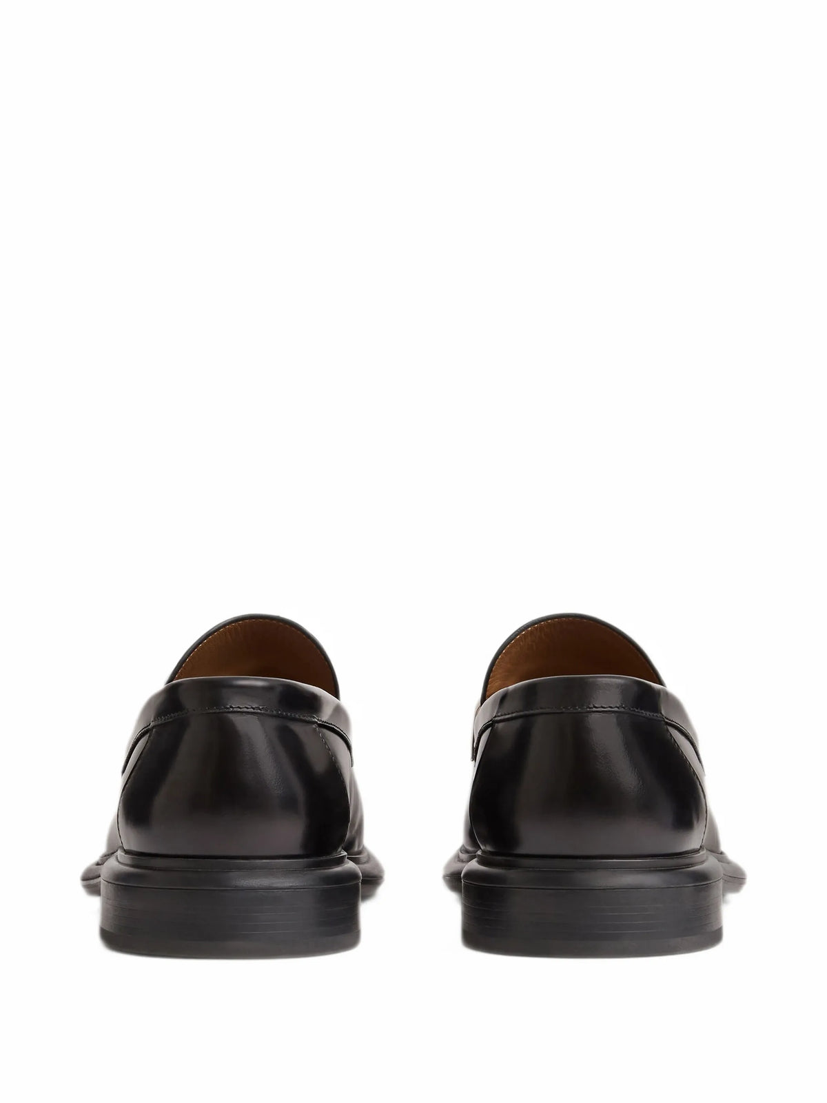 Pinch loafers in brushed leather