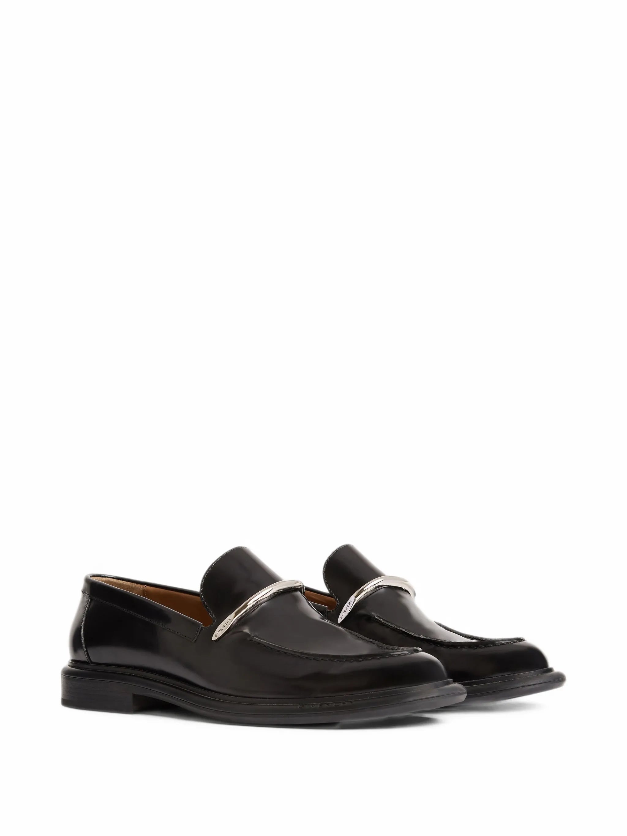 Pinch loafers in brushed leather