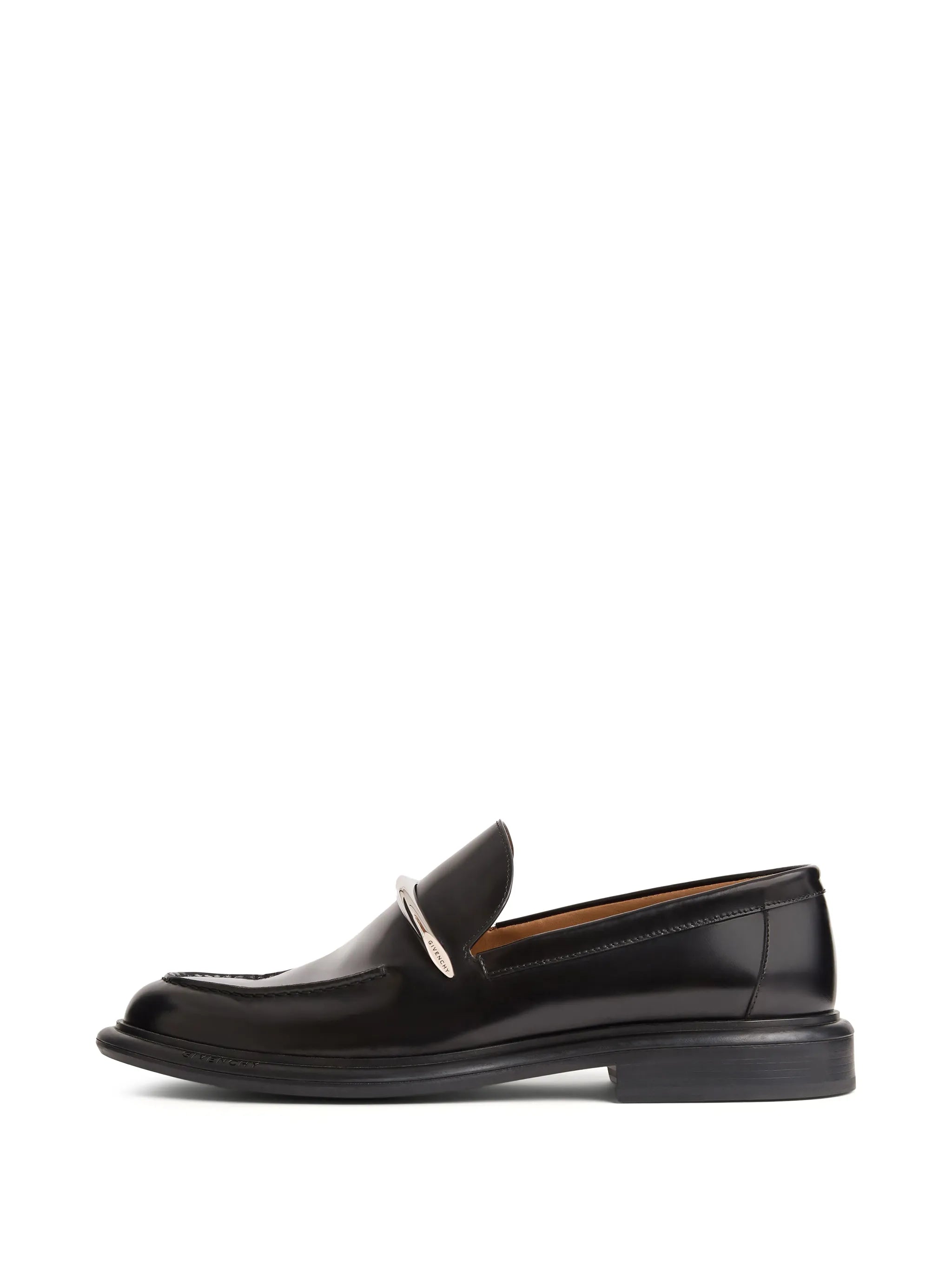 Pinch loafers in brushed leather