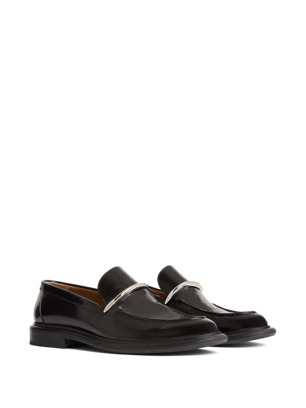 Pinch loafers in brushed leather
