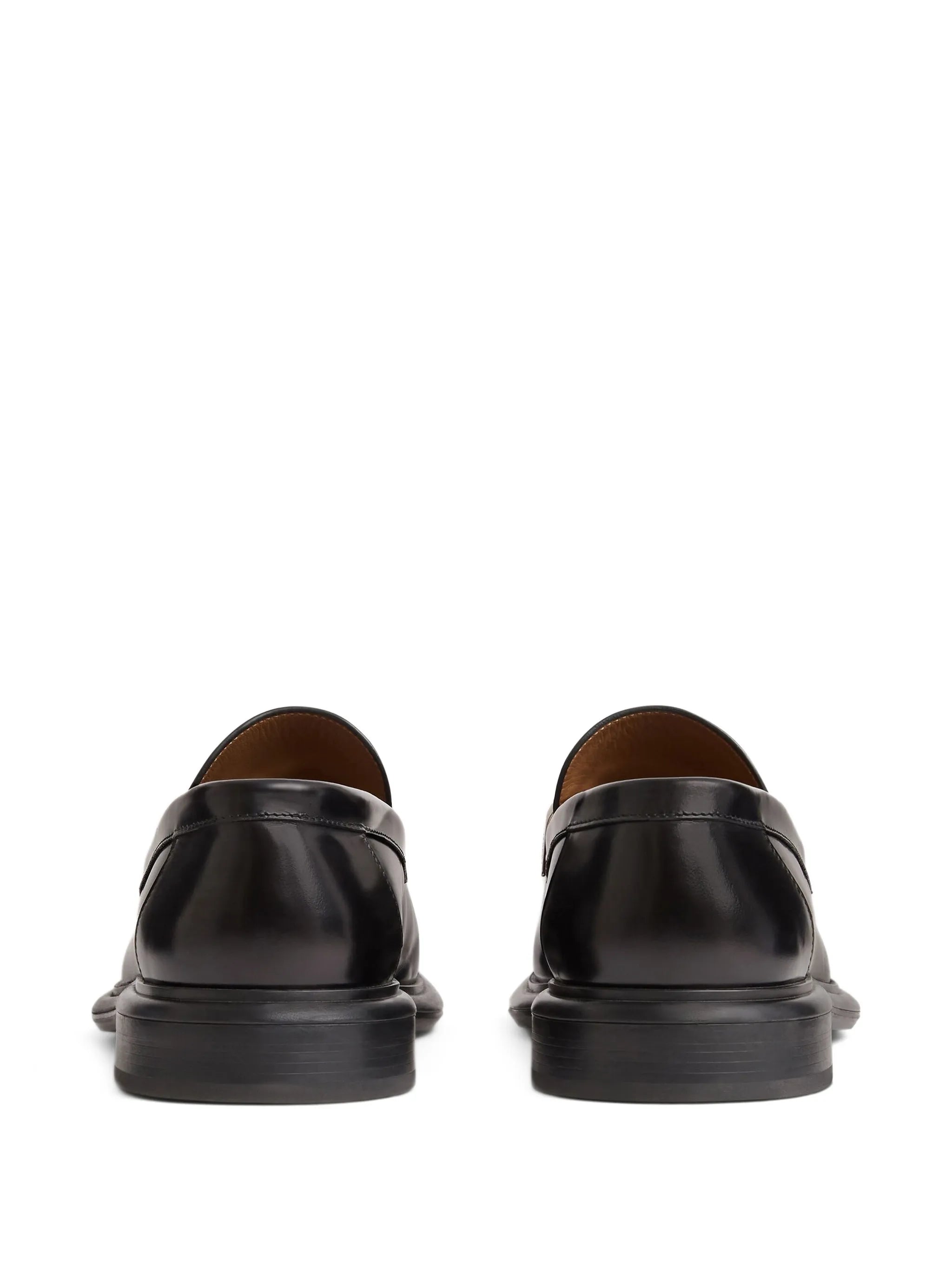 Pinch loafers in brushed leather
