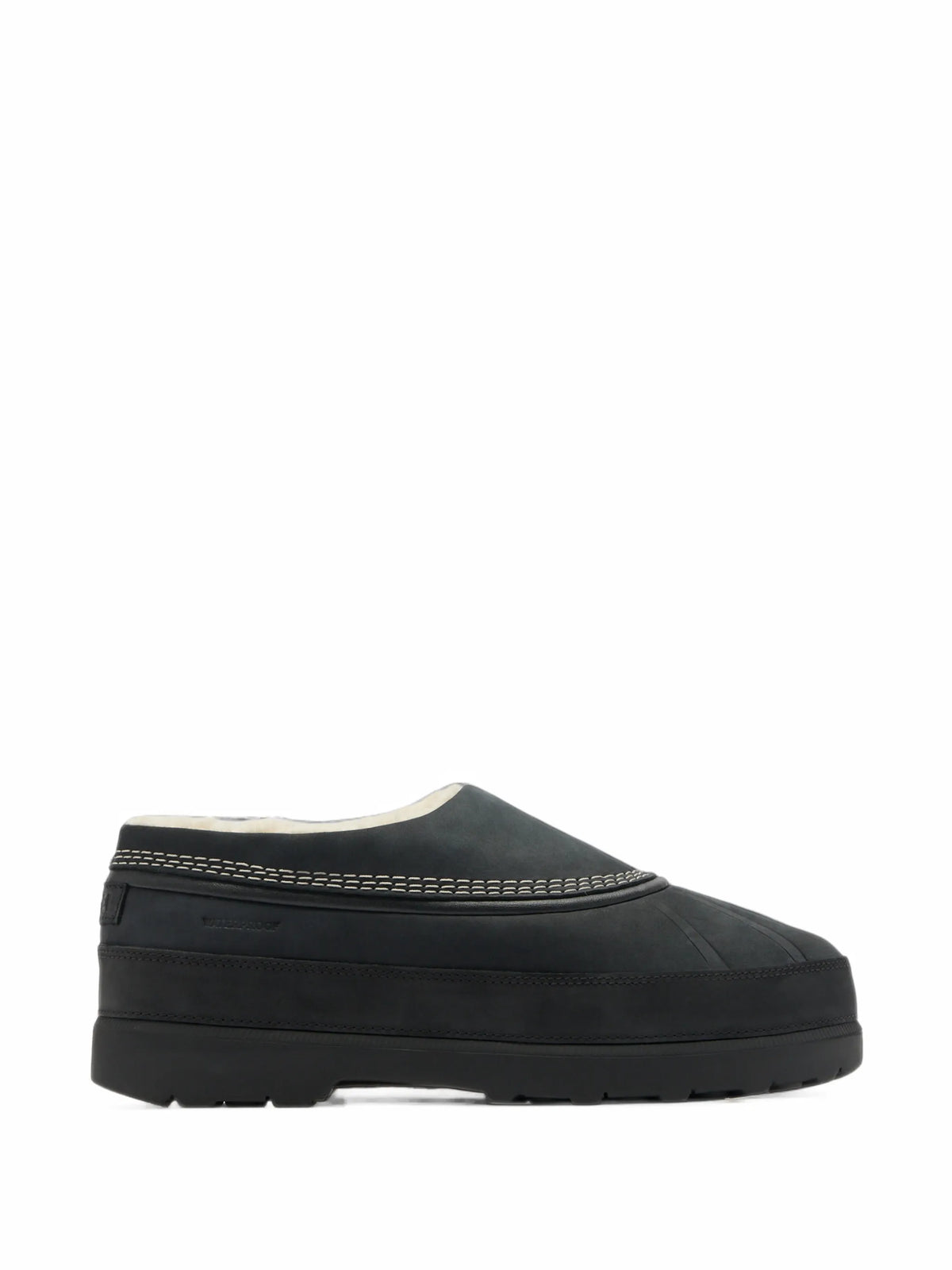 Ambler suede contrast-stitch mules