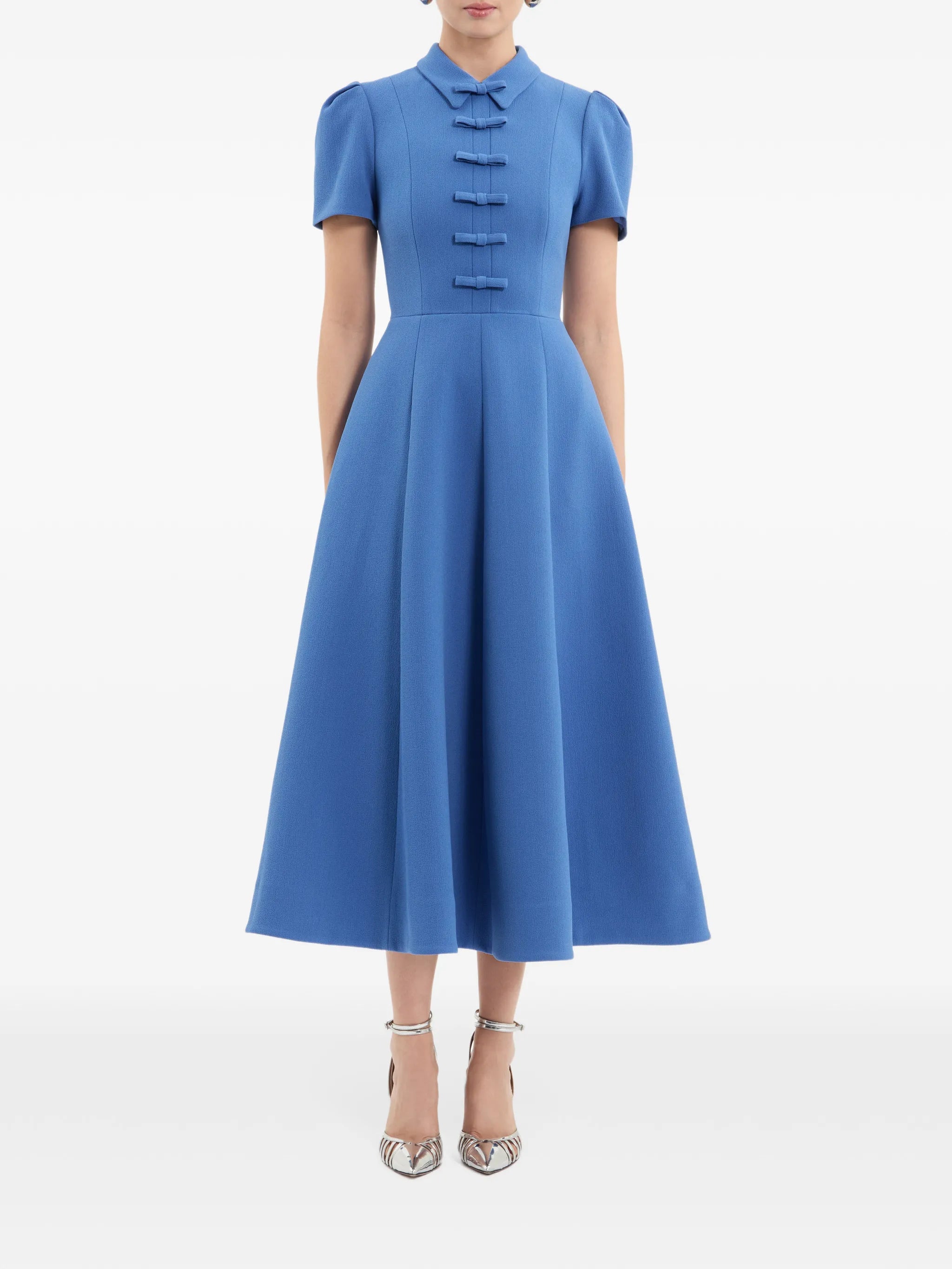 Preston short-sleeve midi dress