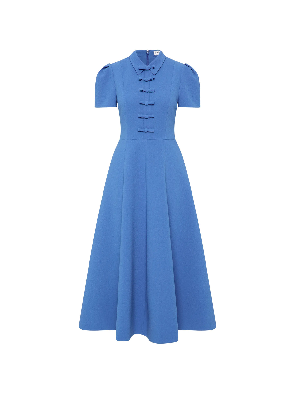 Preston short-sleeve midi dress