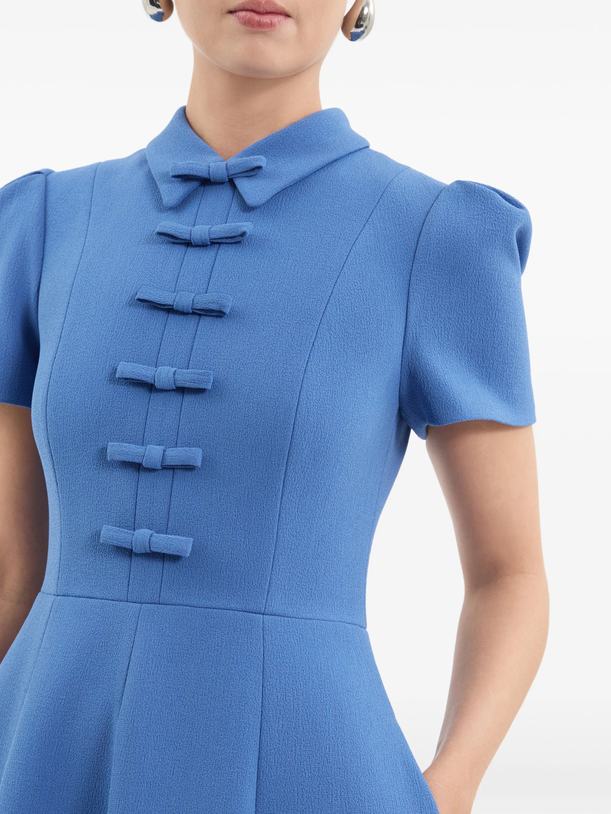 Preston short-sleeve midi dress