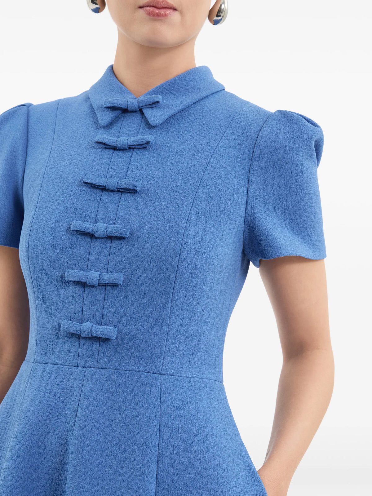 Preston short-sleeve midi dress