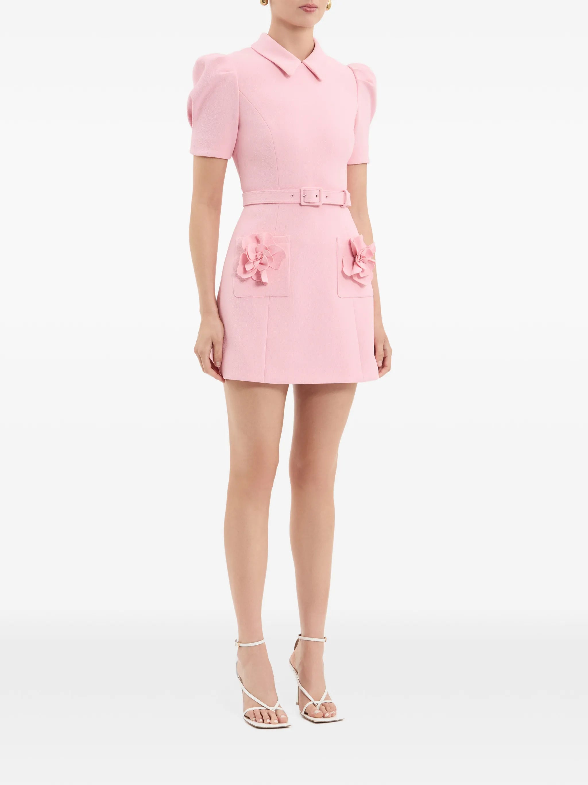 Yorkshire short-sleeve mini dress